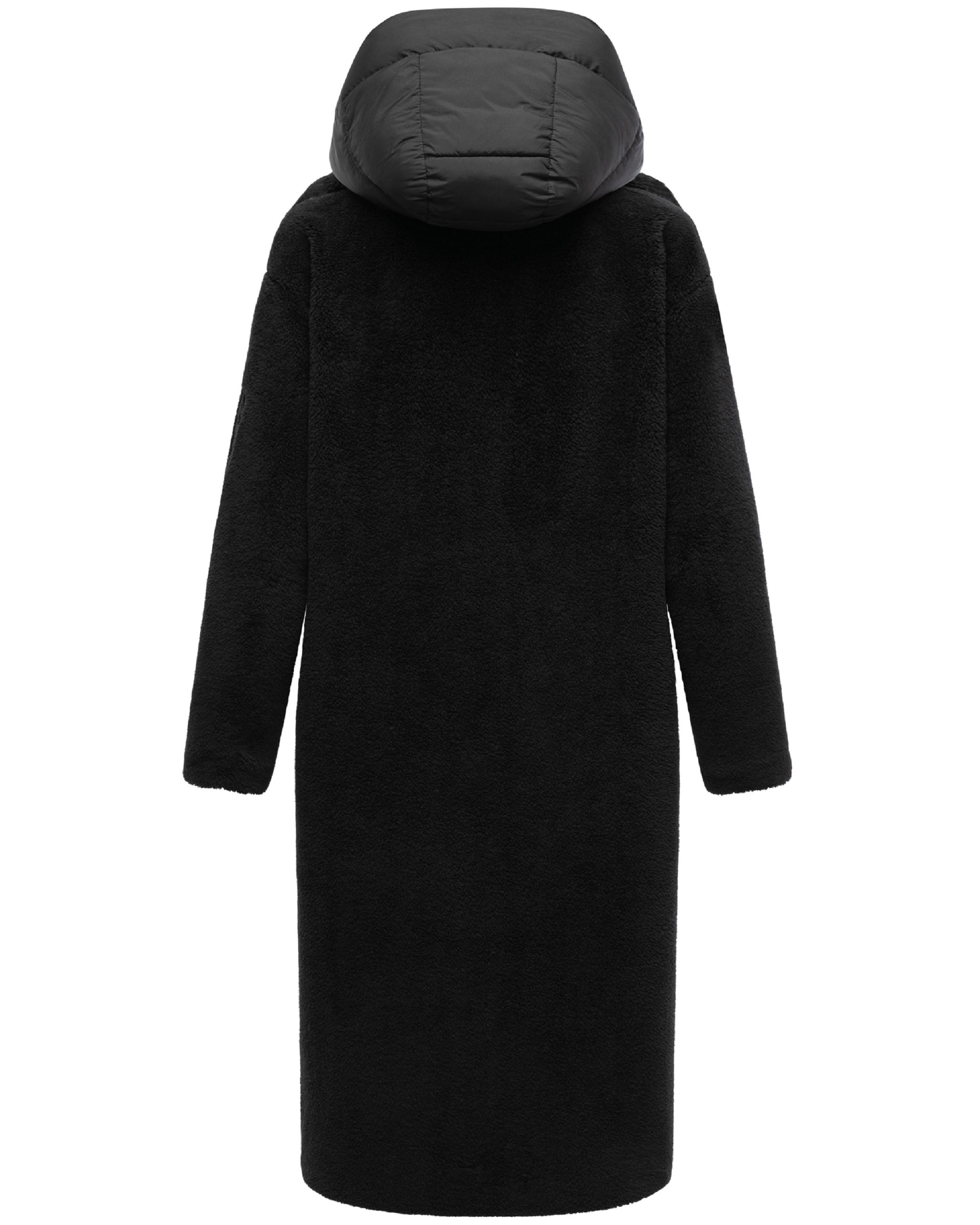 Plüschmantel aus Teddyfleece "Teddyzauber 14" Black