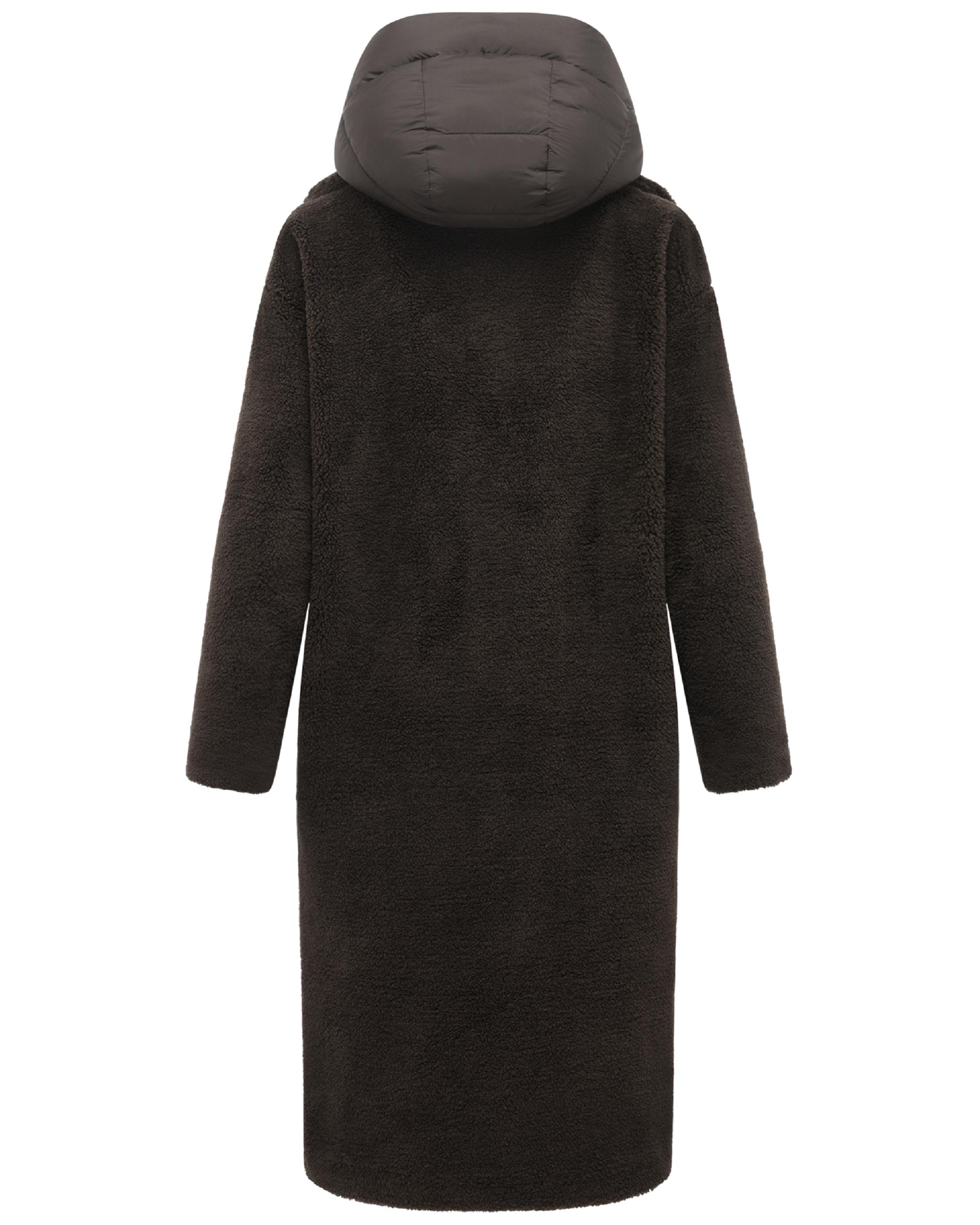 Plüschmantel aus Teddyfleece "Teddyzauber 14" Choco