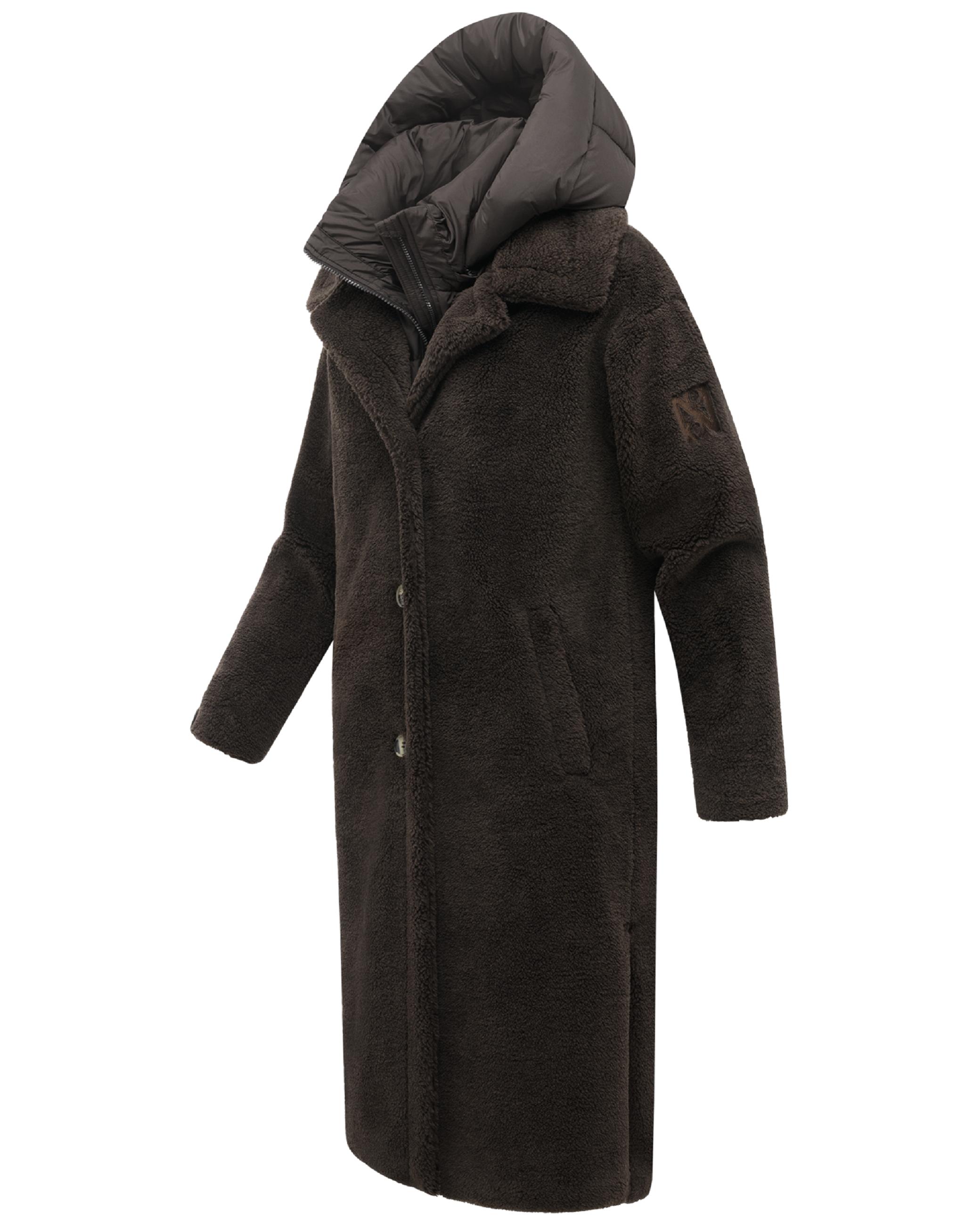 Plüschmantel aus Teddyfleece "Teddyzauber 14" Choco