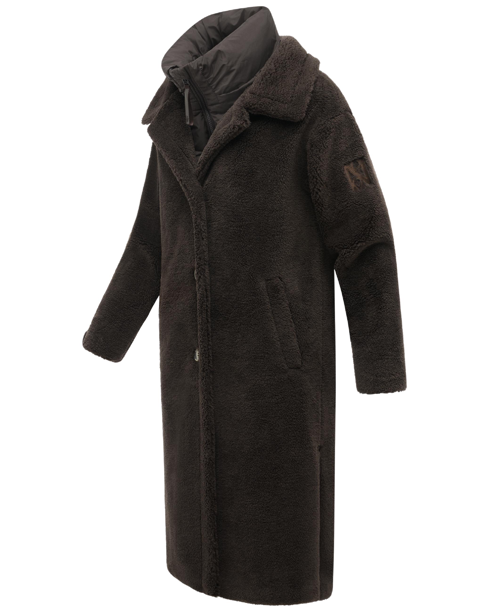 Plüschmantel aus Teddyfleece "Teddyzauber 14" Choco