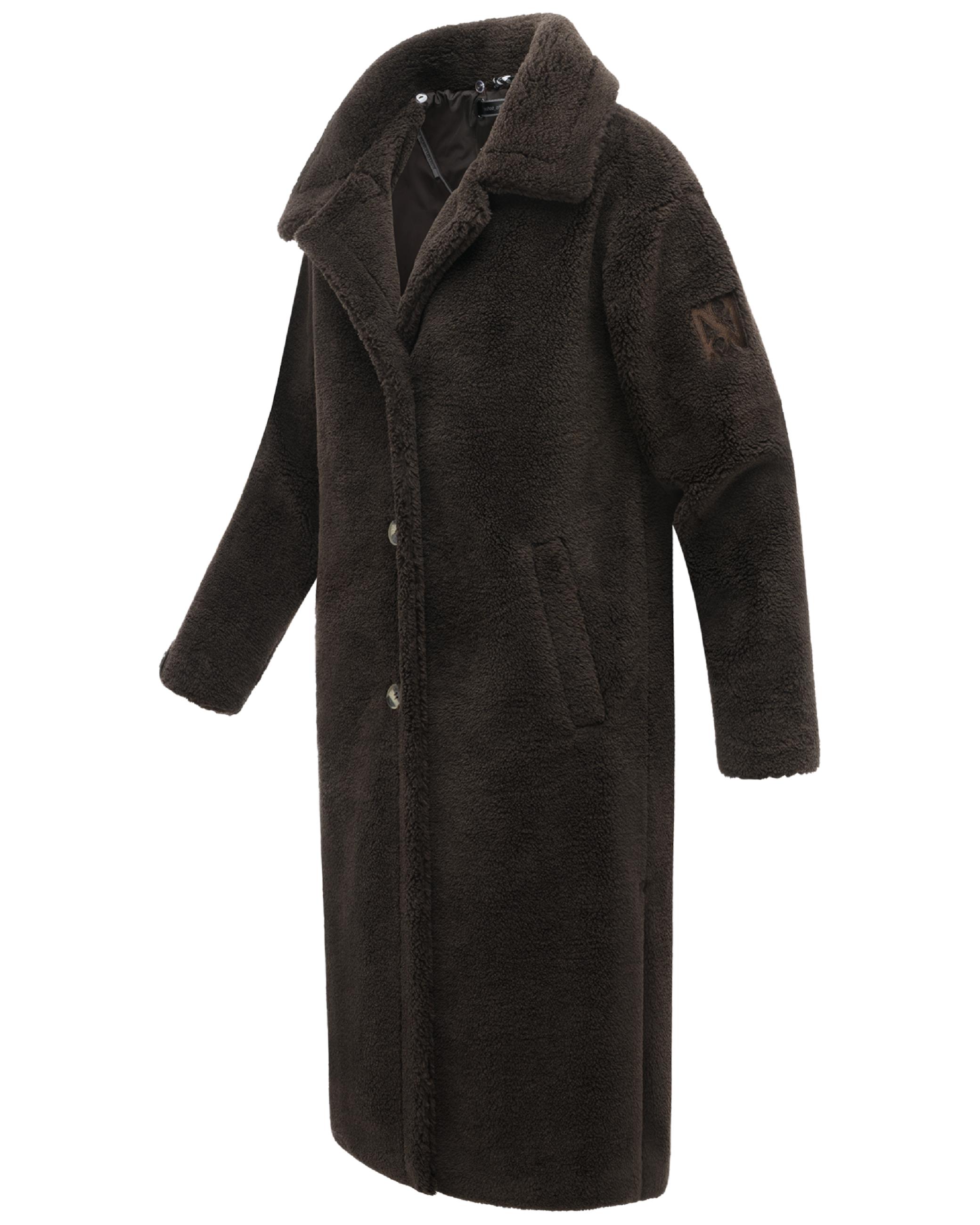 Plüschmantel aus Teddyfleece "Teddyzauber 14" Choco