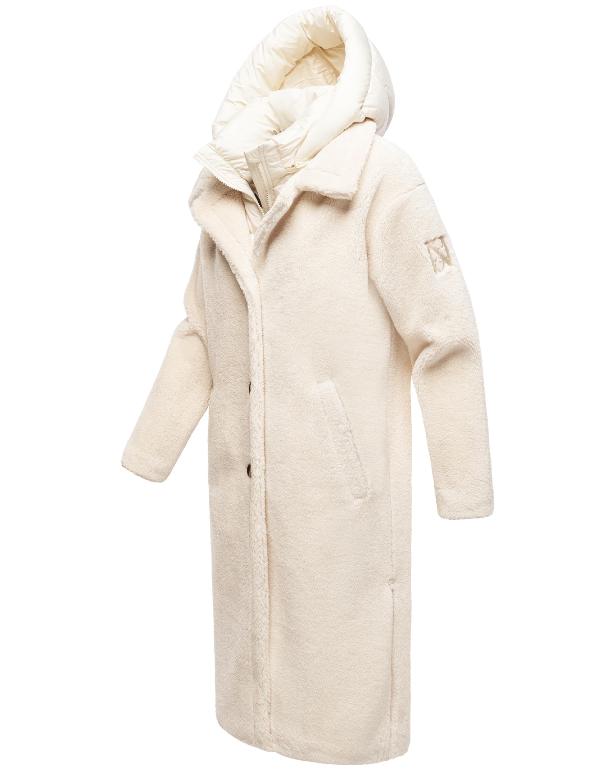 Plüschmantel aus Teddyfleece "Teddyzauber 14" Off White