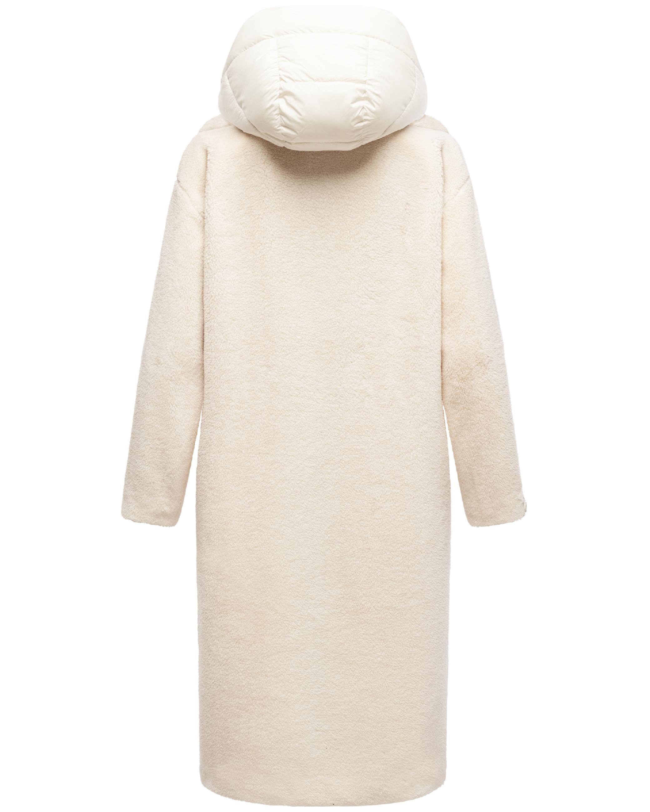 Plüschmantel aus Teddyfleece "Teddyzauber 14" Off White