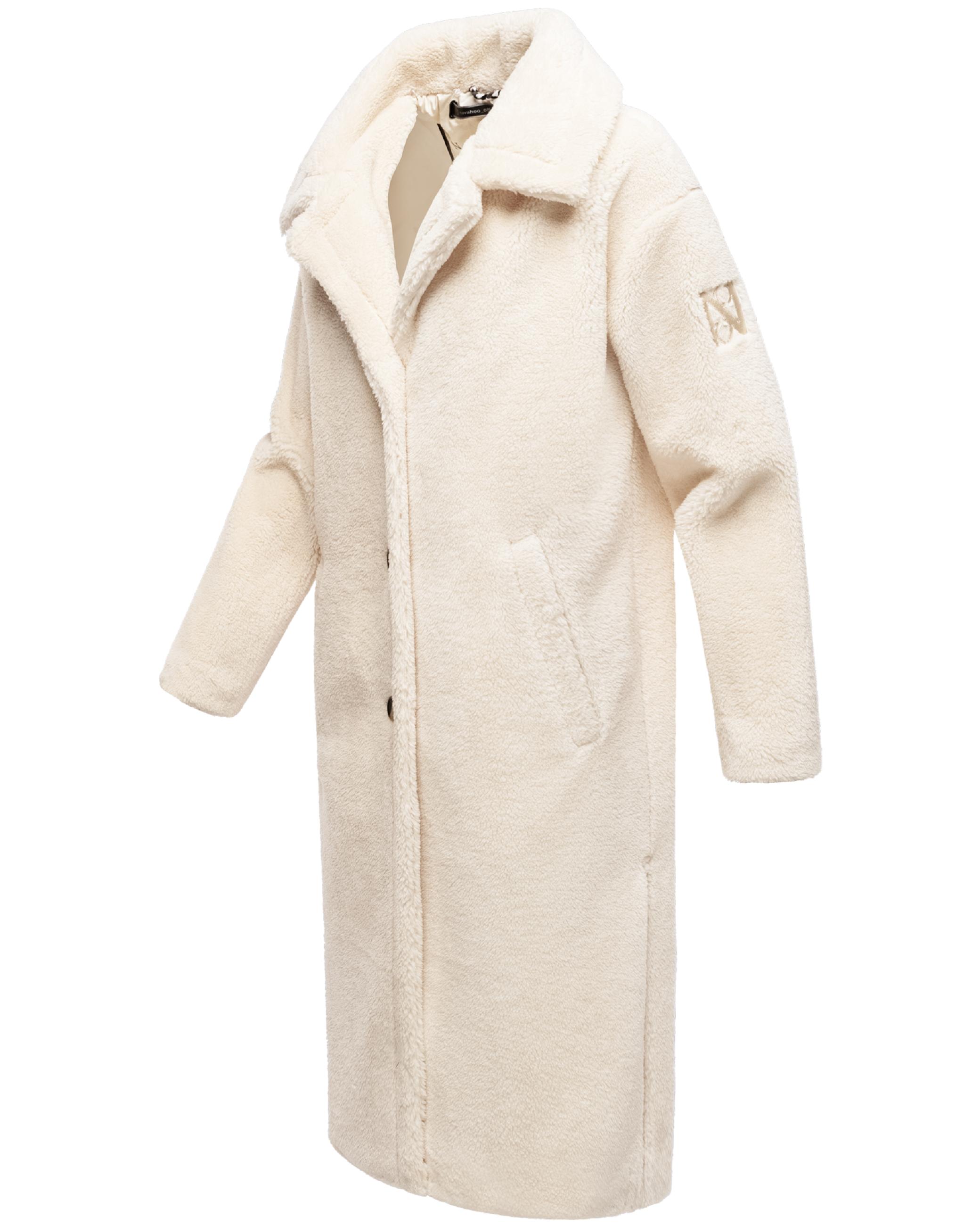 Plüschmantel aus Teddyfleece "Teddyzauber 14" Off White