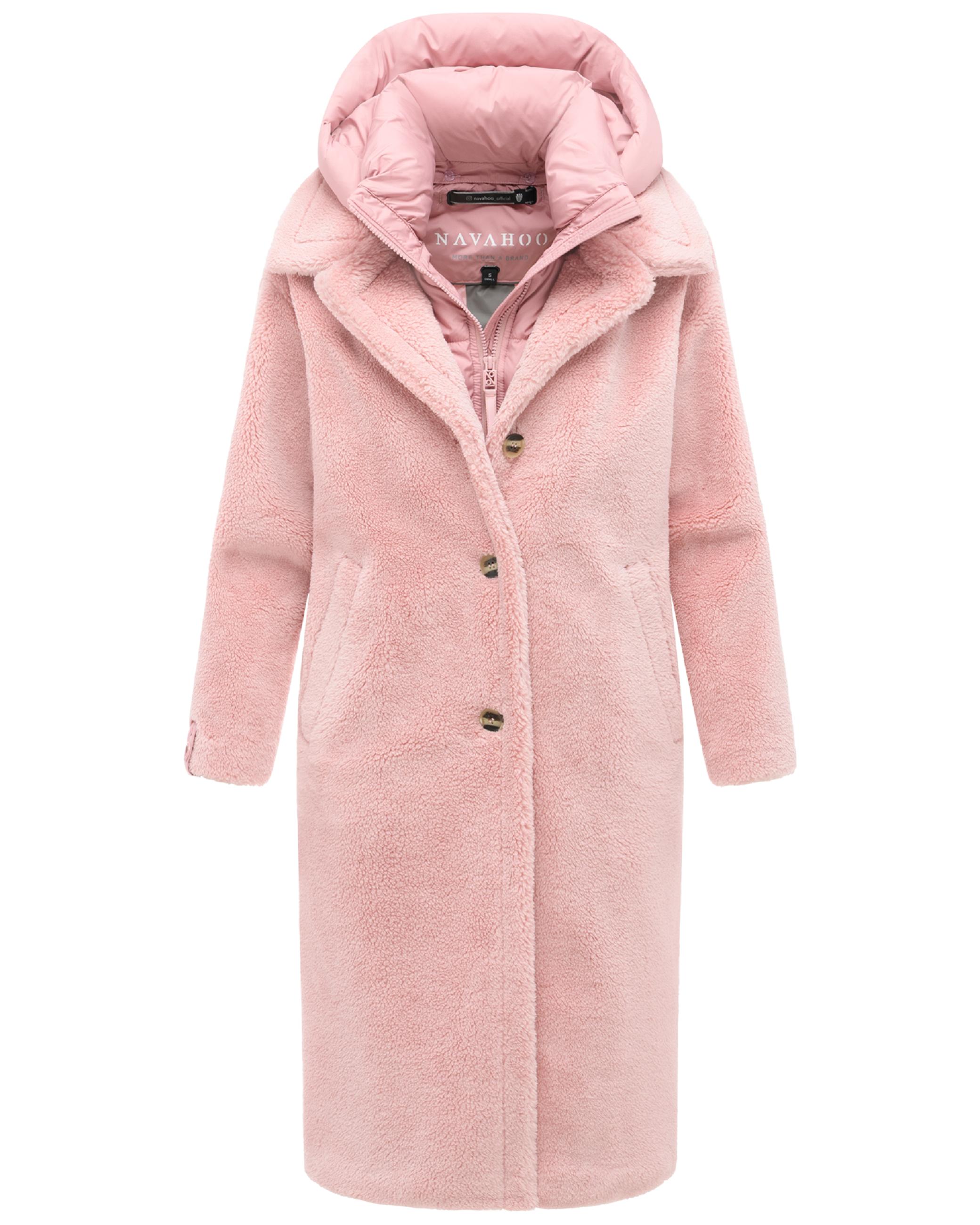 Plüschmantel aus Teddyfleece "Teddyzauber 14" Powder Rose