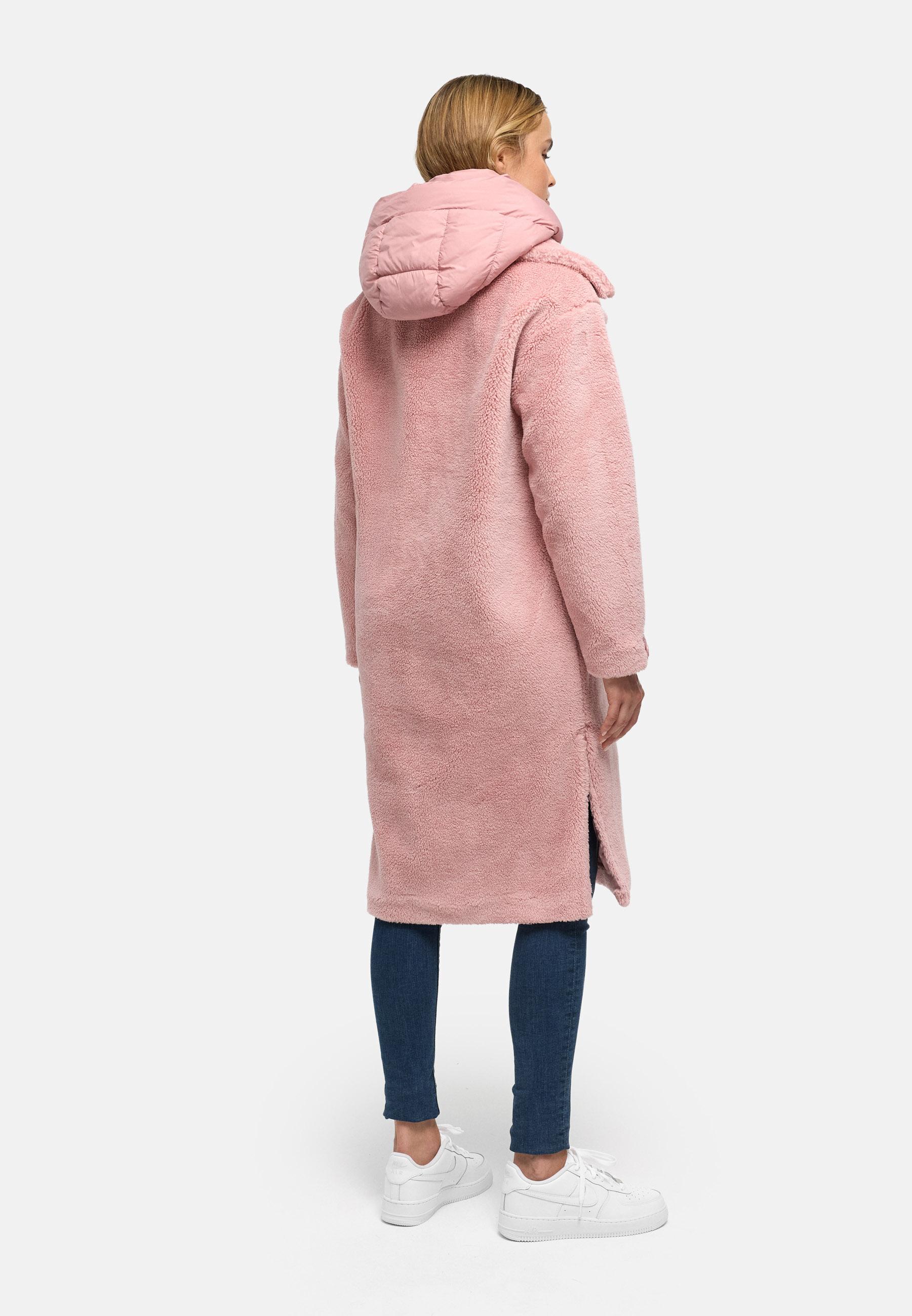 Plüschmantel aus Teddyfleece "Teddyzauber 14" Powder Rose