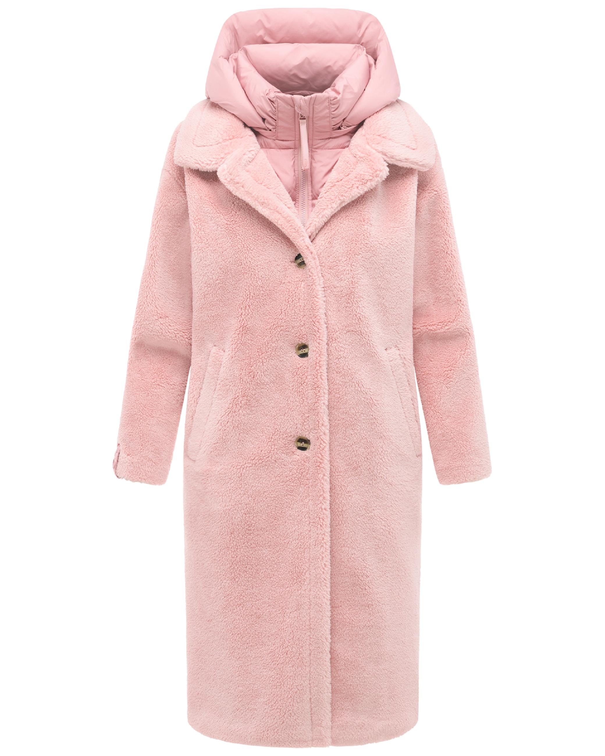 Plüschmantel aus Teddyfleece "Teddyzauber 14" Powder Rose