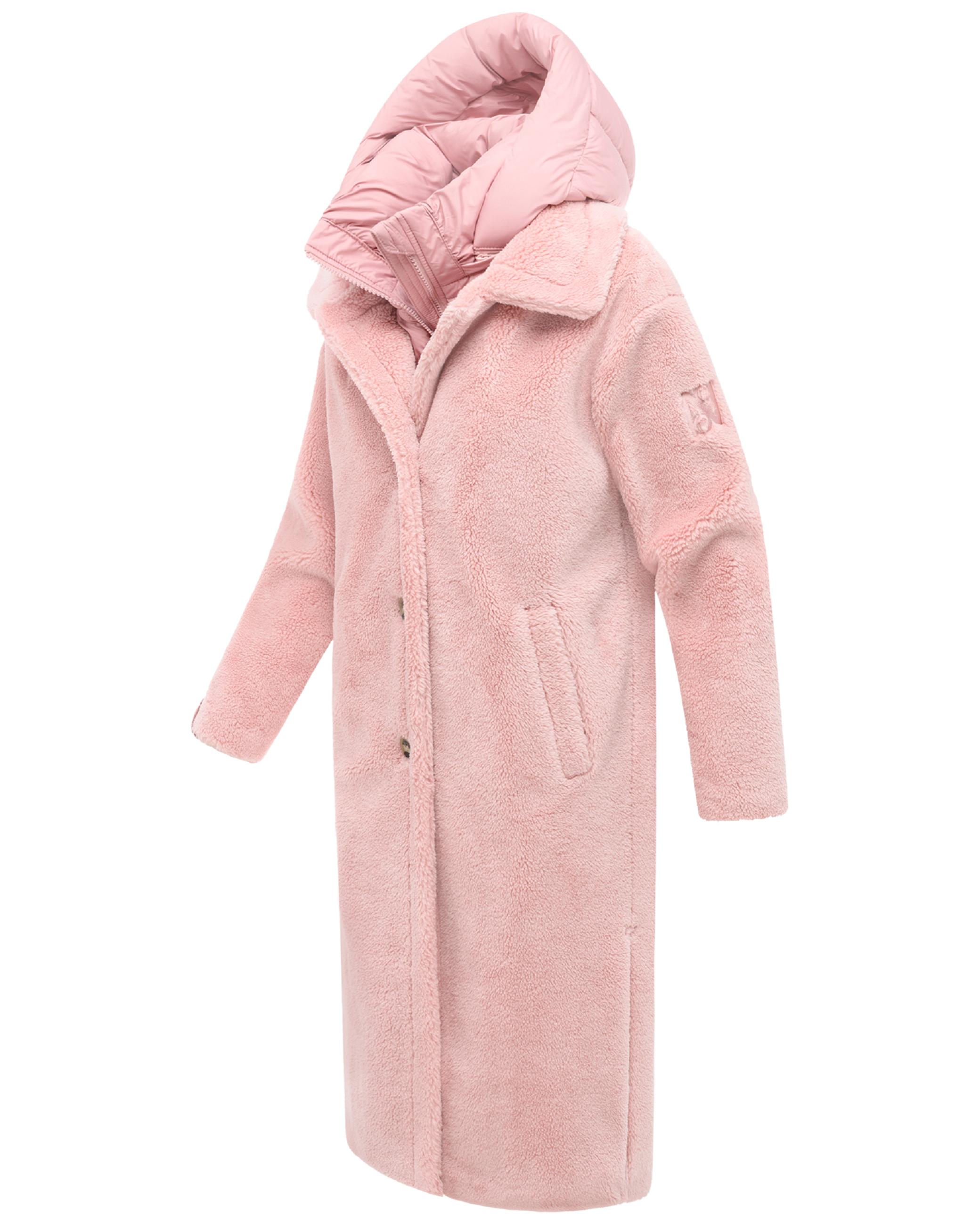 Plüschmantel aus Teddyfleece "Teddyzauber 14" Powder Rose