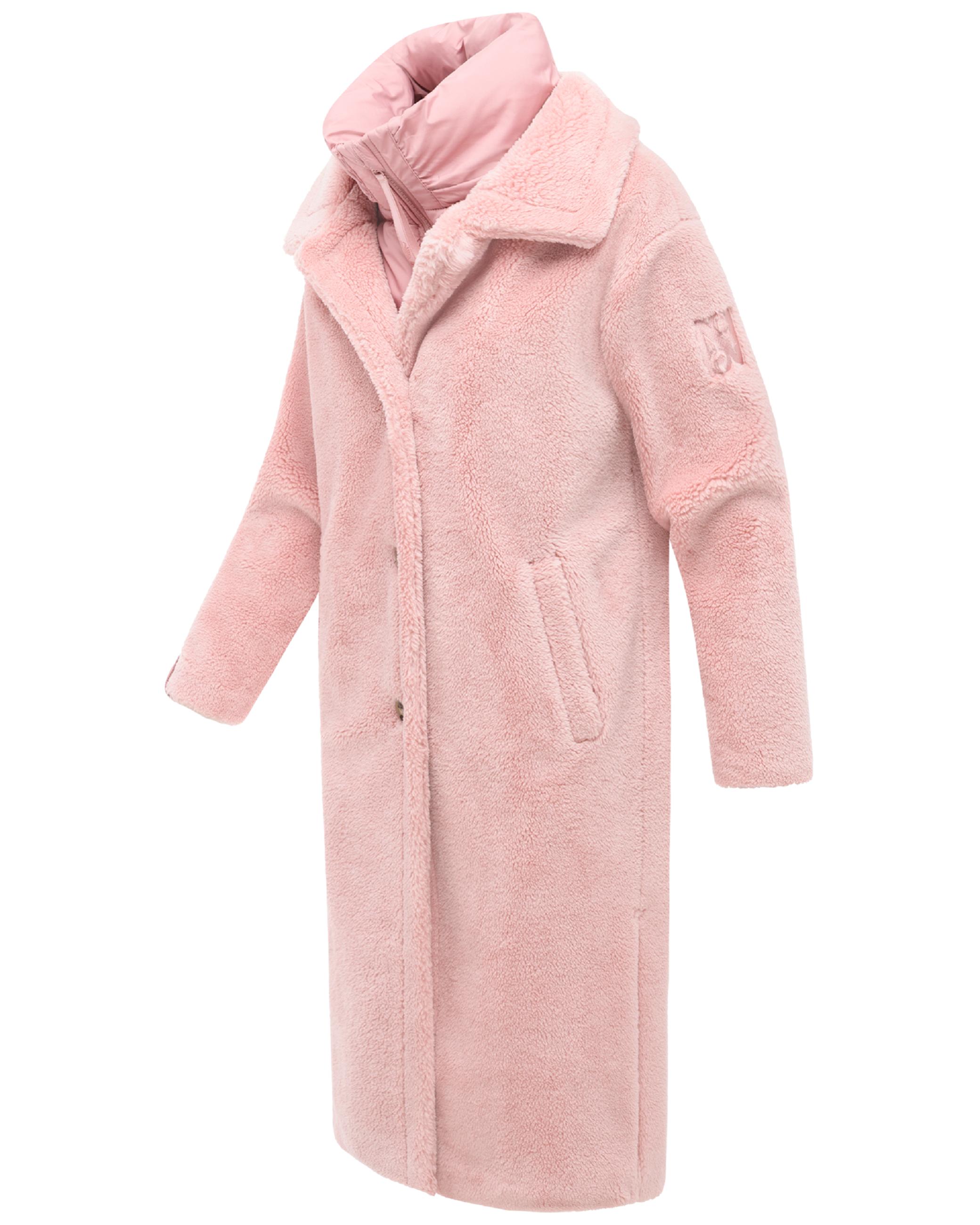 Plüschmantel aus Teddyfleece "Teddyzauber 14" Powder Rose