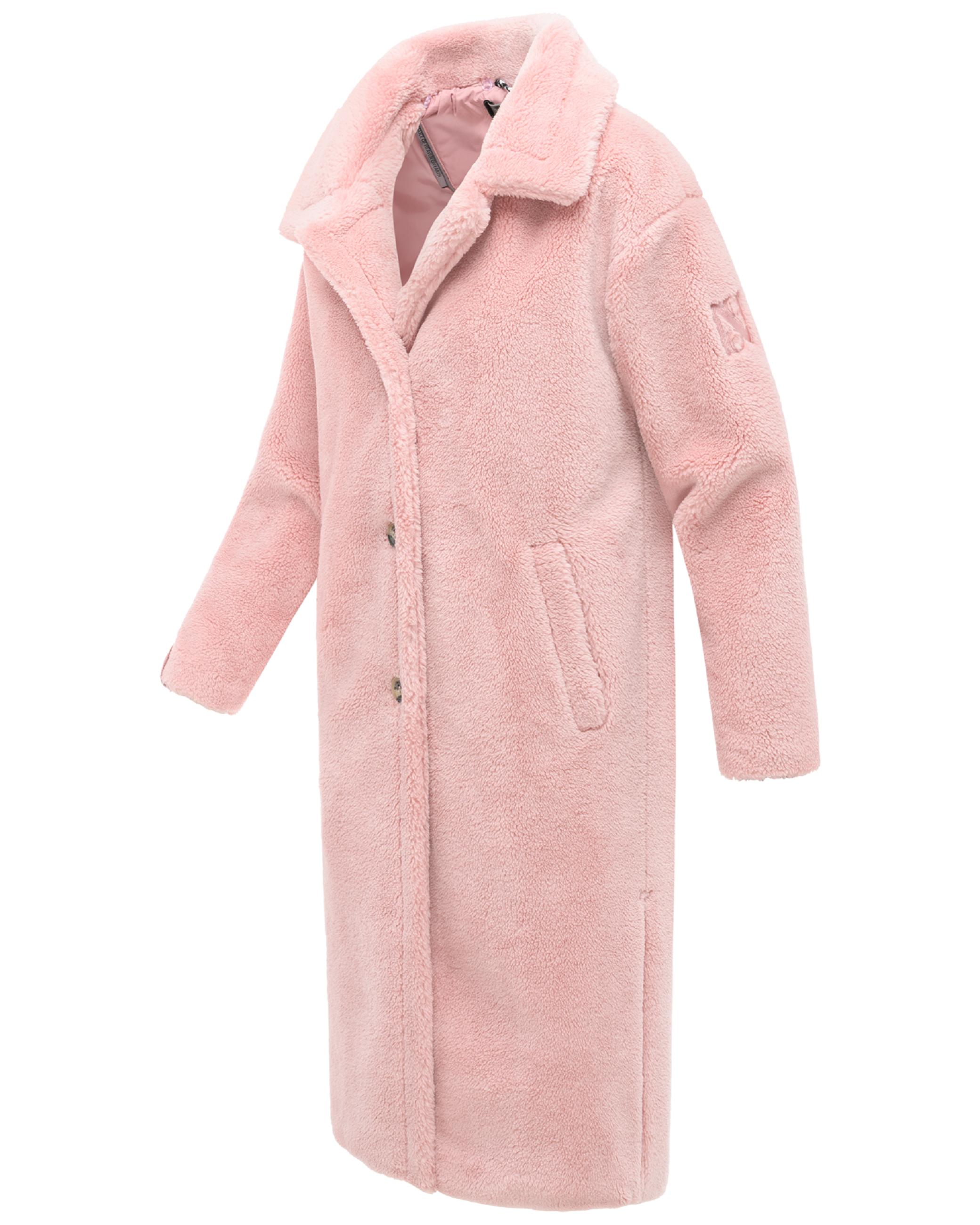 Plüschmantel aus Teddyfleece "Teddyzauber 14" Powder Rose