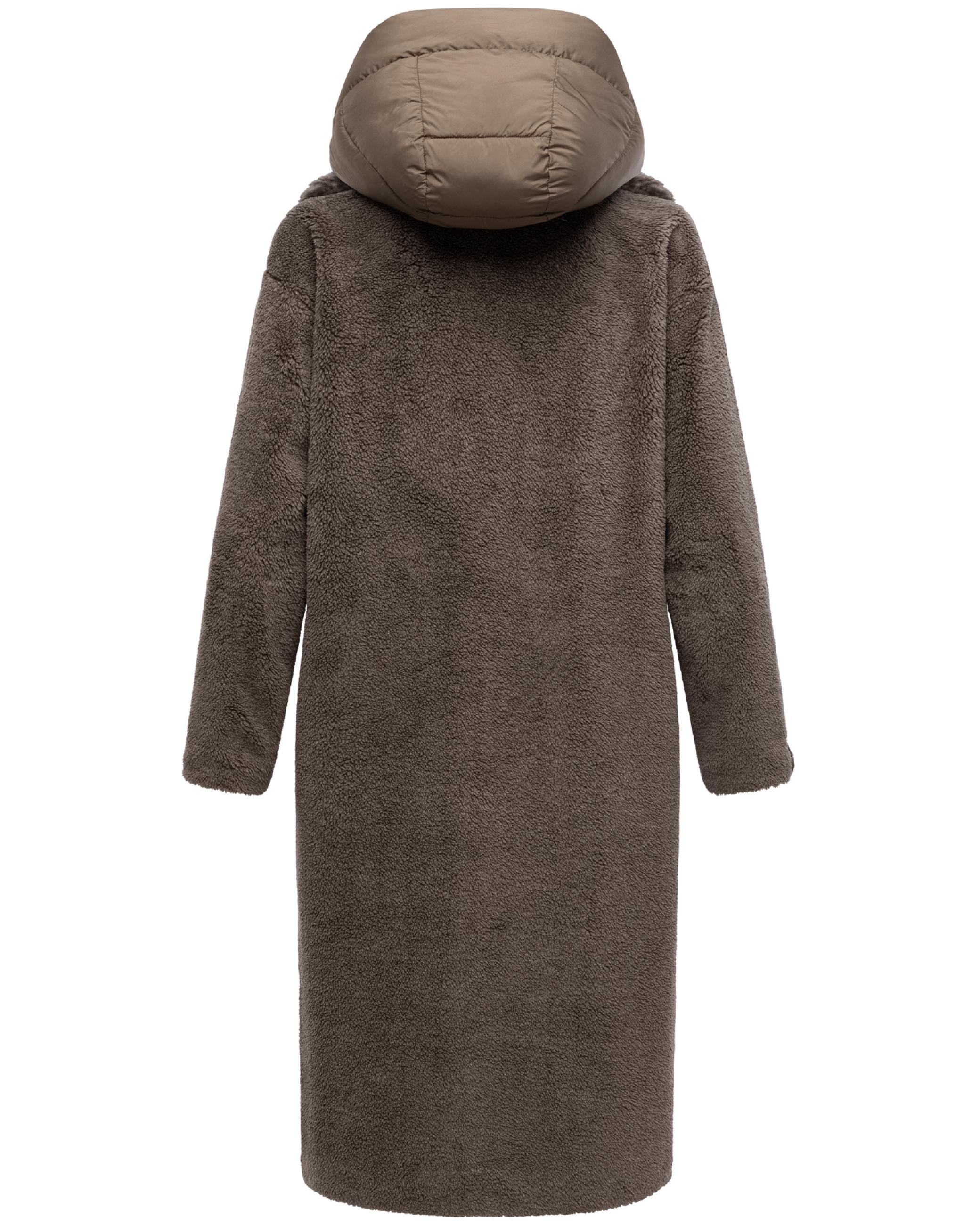 Plüschmantel aus Teddyfleece "Teddyzauber 14" Stone Brown