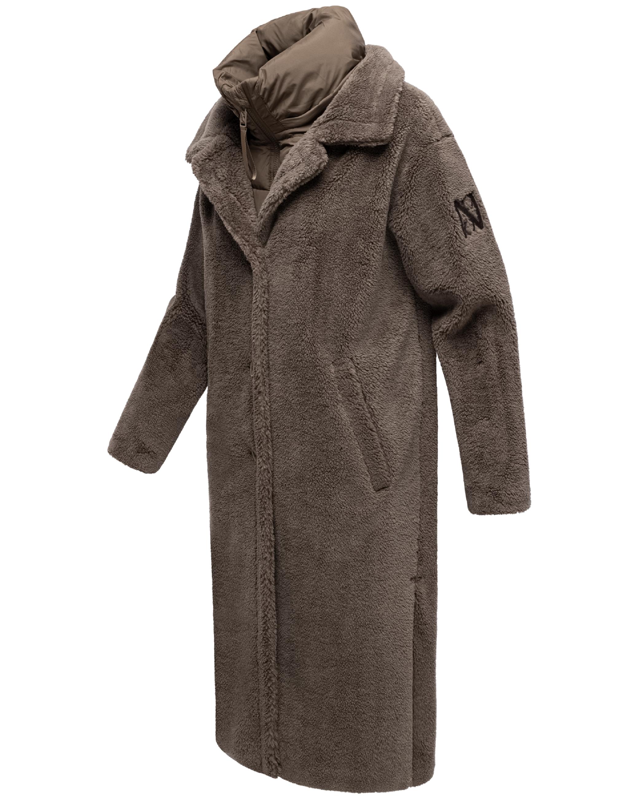 Plüschmantel aus Teddyfleece "Teddyzauber 14" Stone Brown