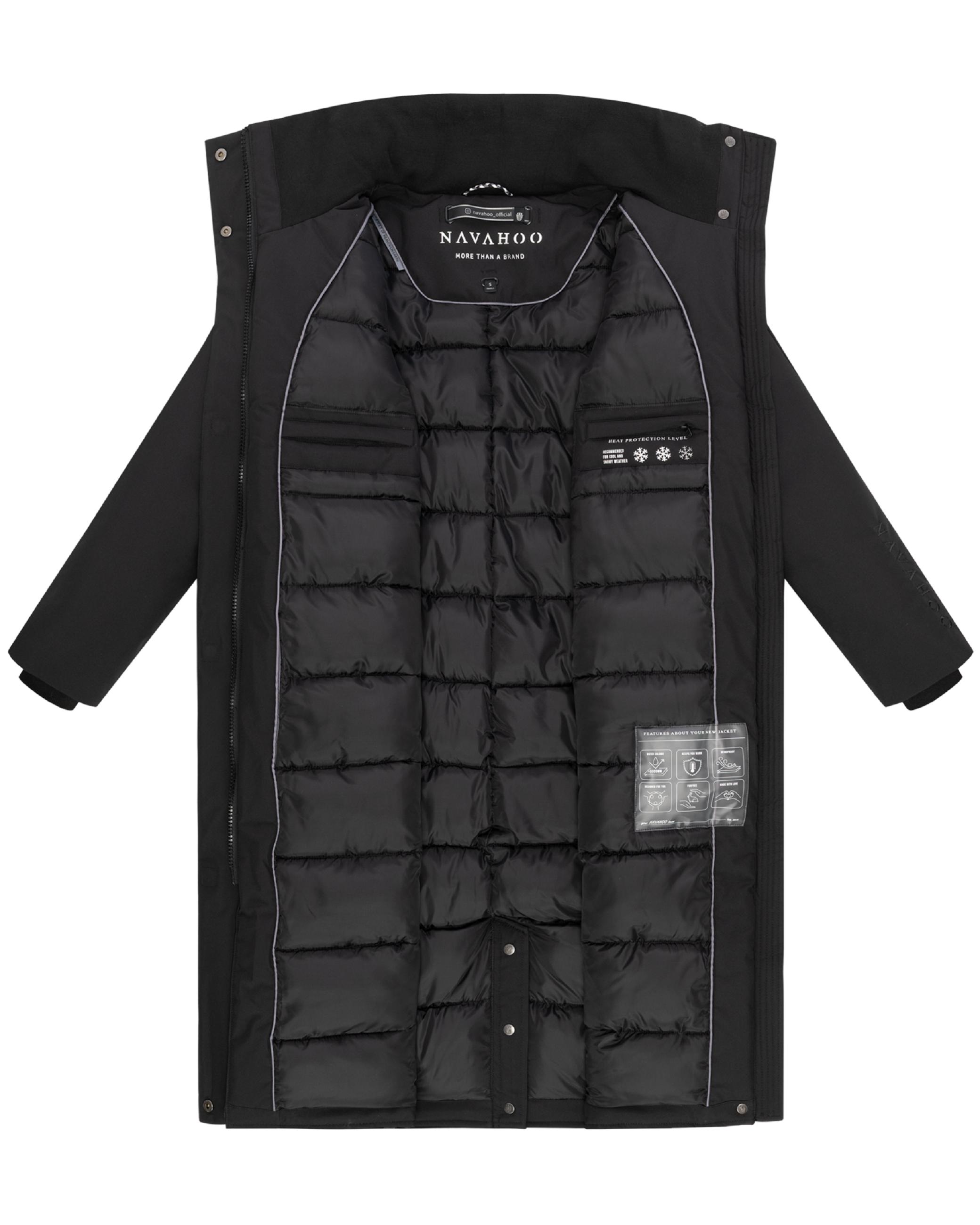Wintermantel "Traumblüte 14" Black