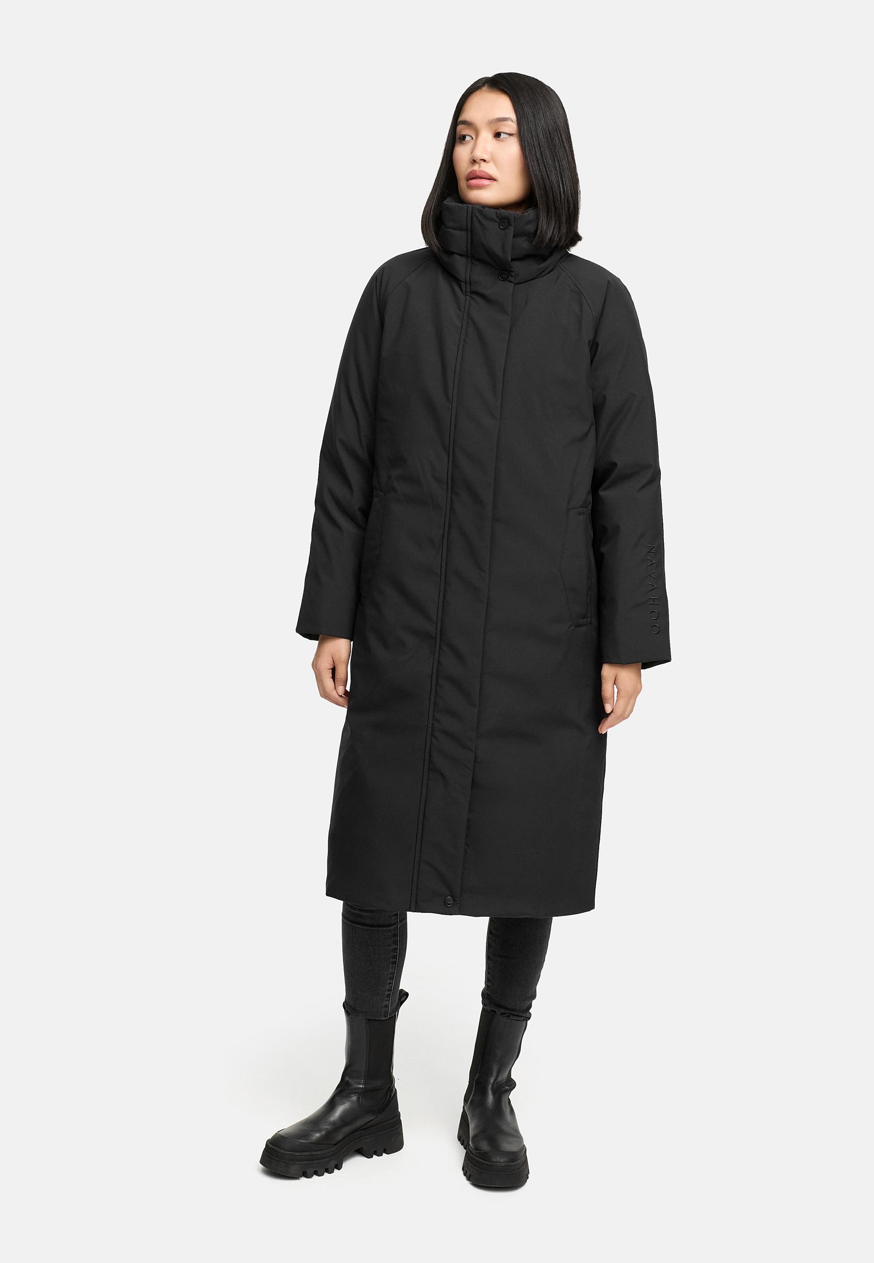 Wintermantel "Traumblüte 14" Black