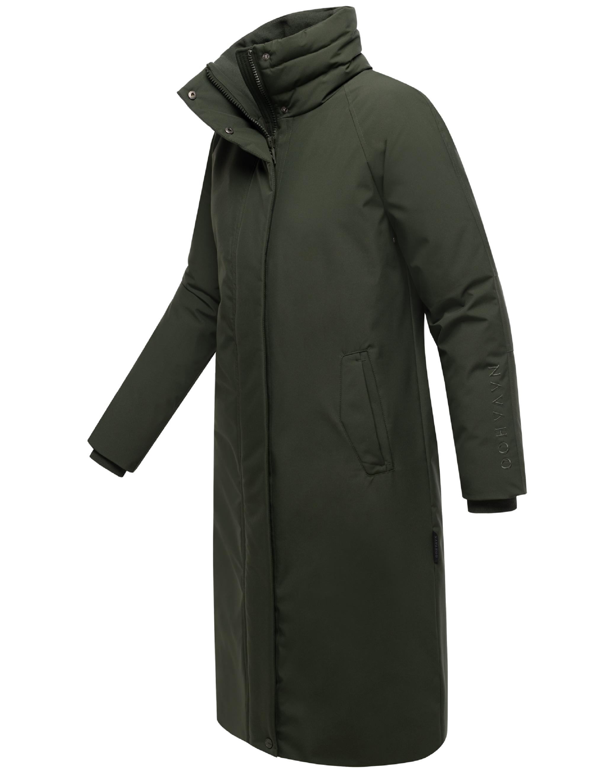 Wintermantel "Traumblüte 14" Dark Olive