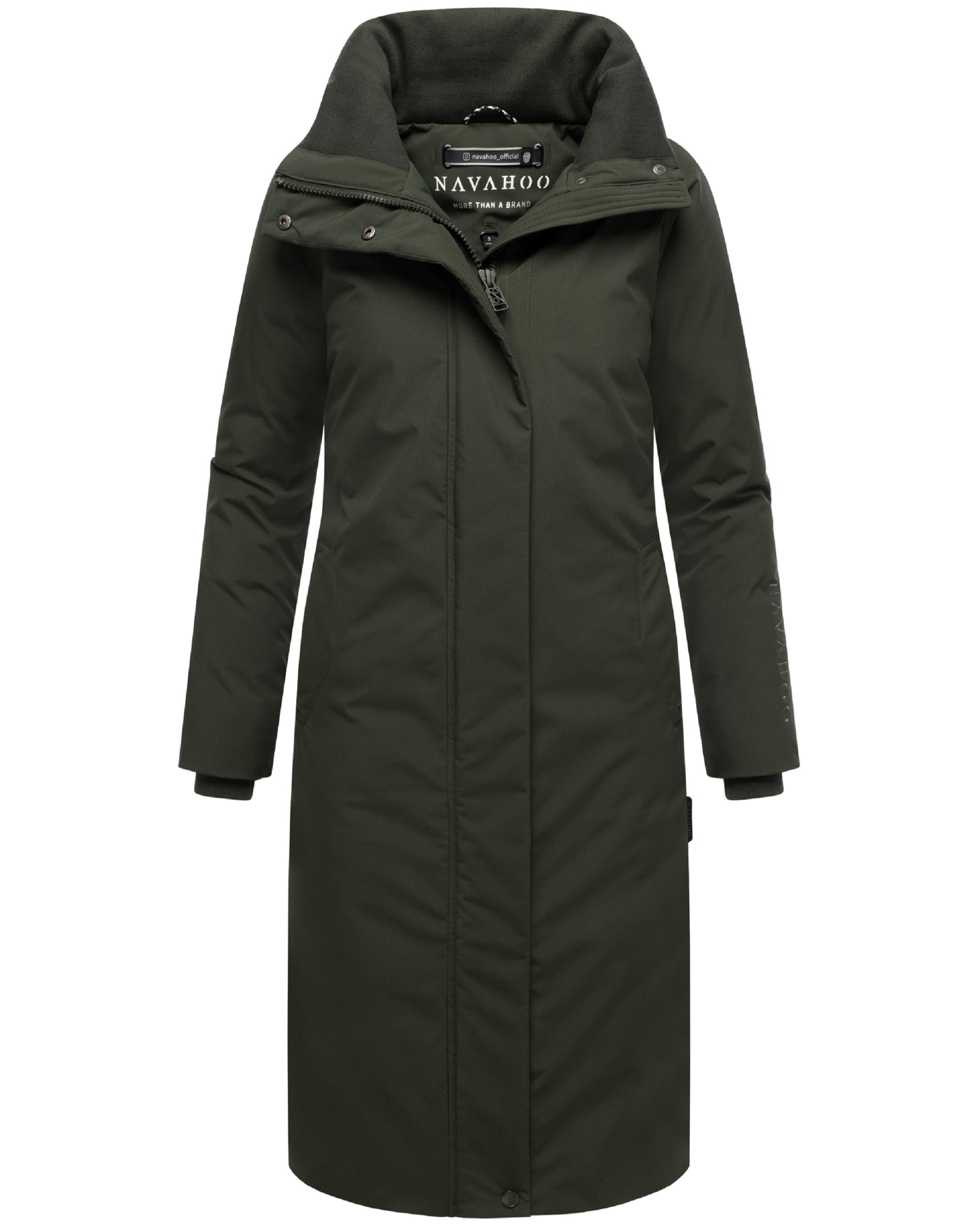 Wintermantel "Traumblüte 14" Dark Olive