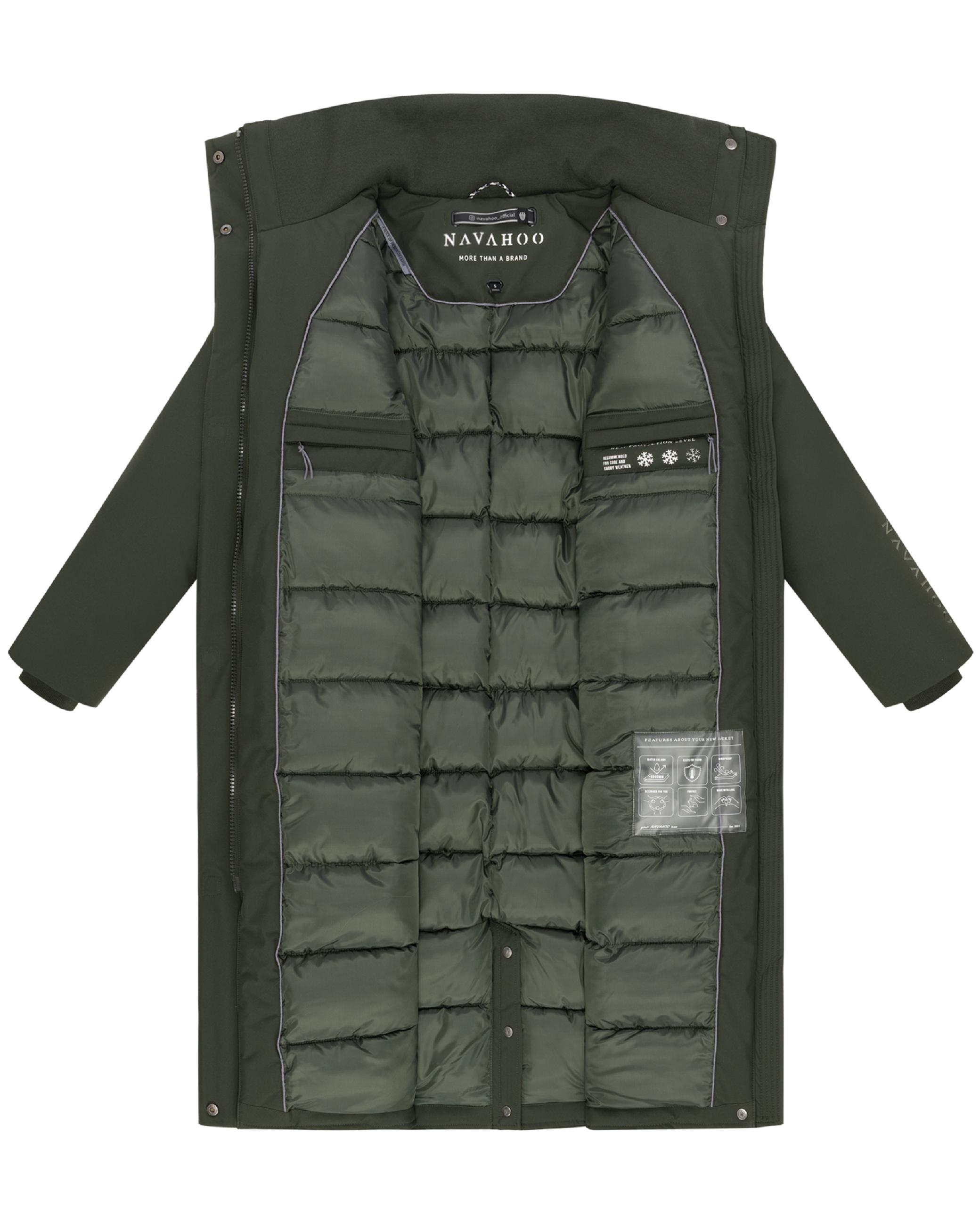 Wintermantel "Traumblüte 14" Dark Olive