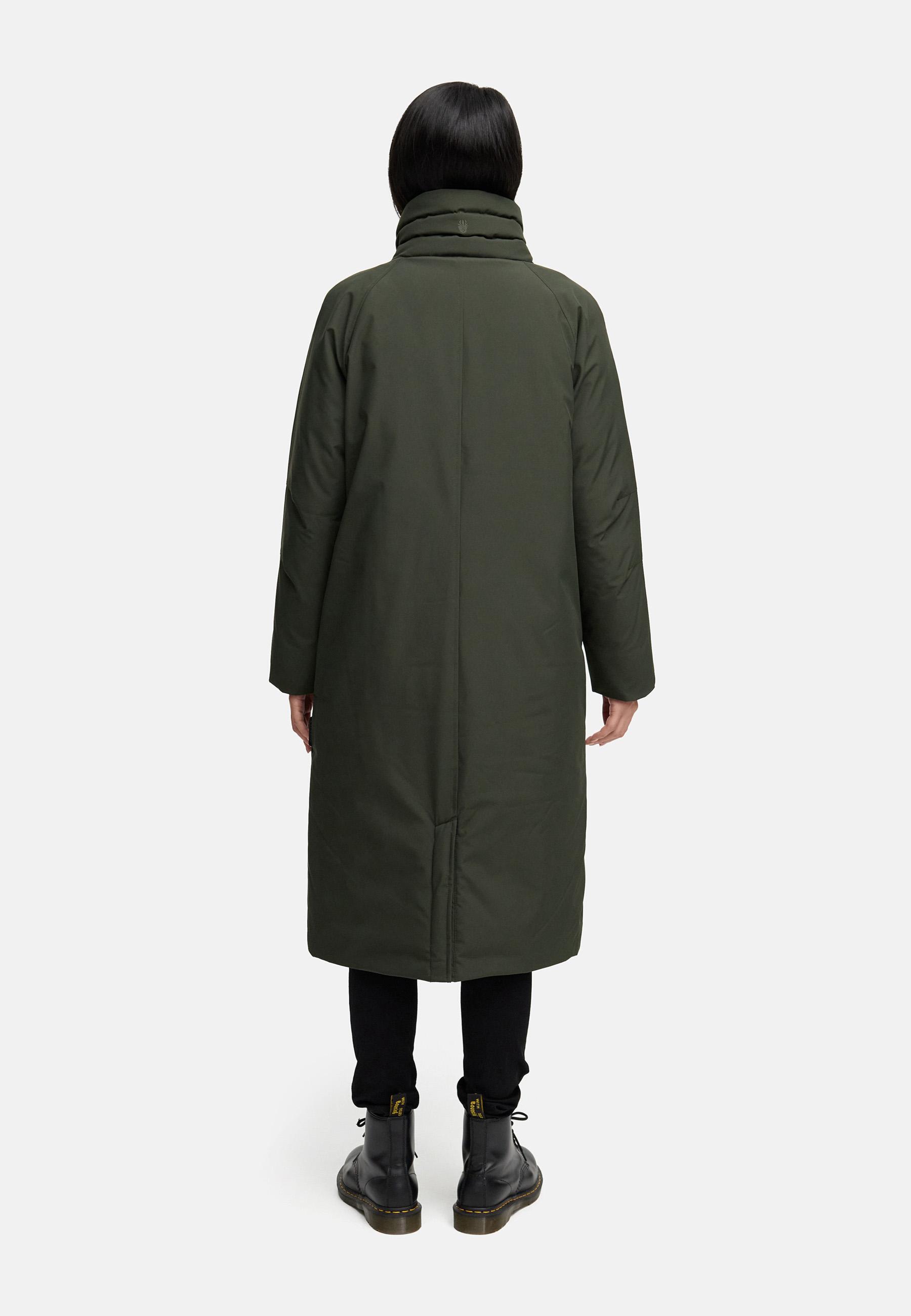Wintermantel "Traumblüte 14" Dark Olive
