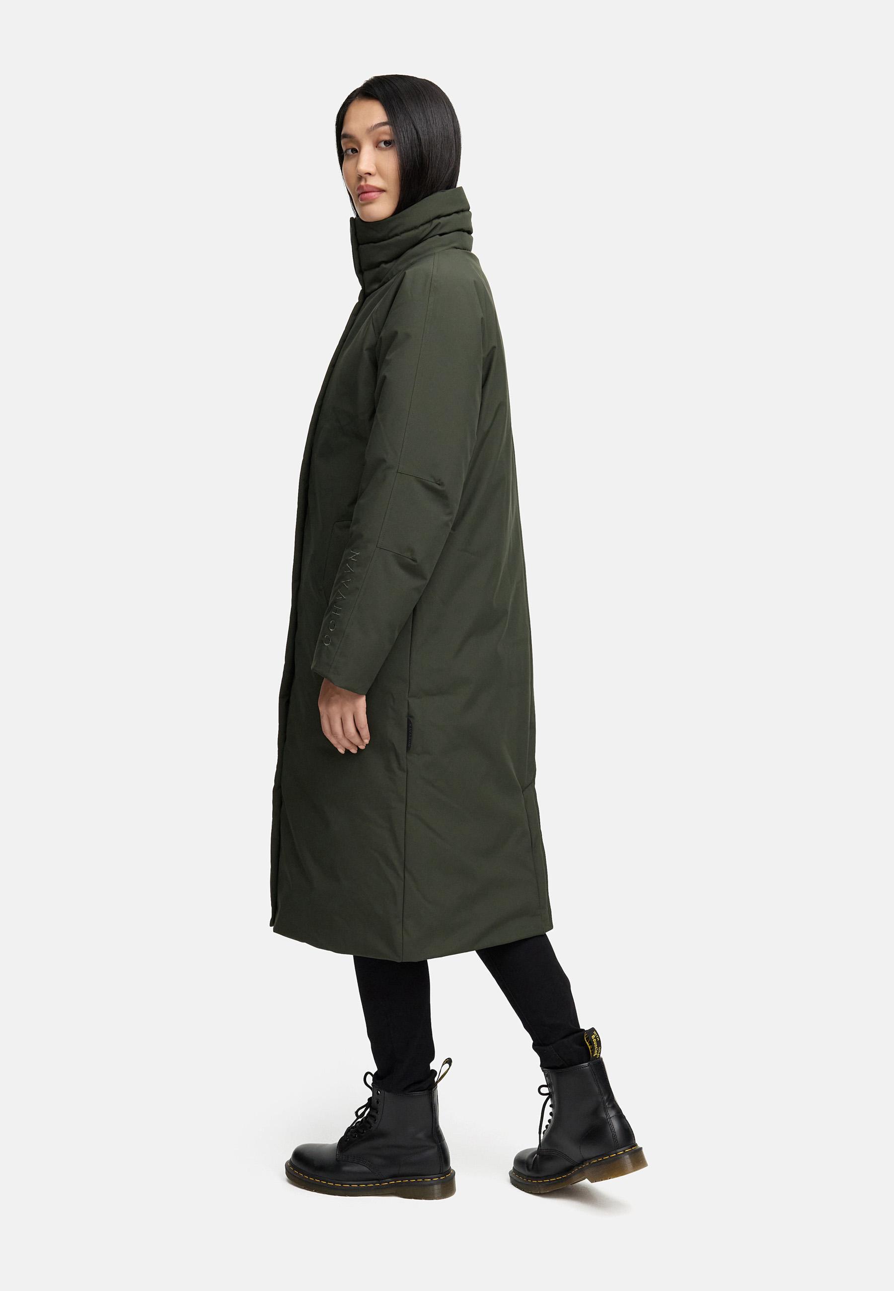 Wintermantel "Traumblüte 14" Dark Olive