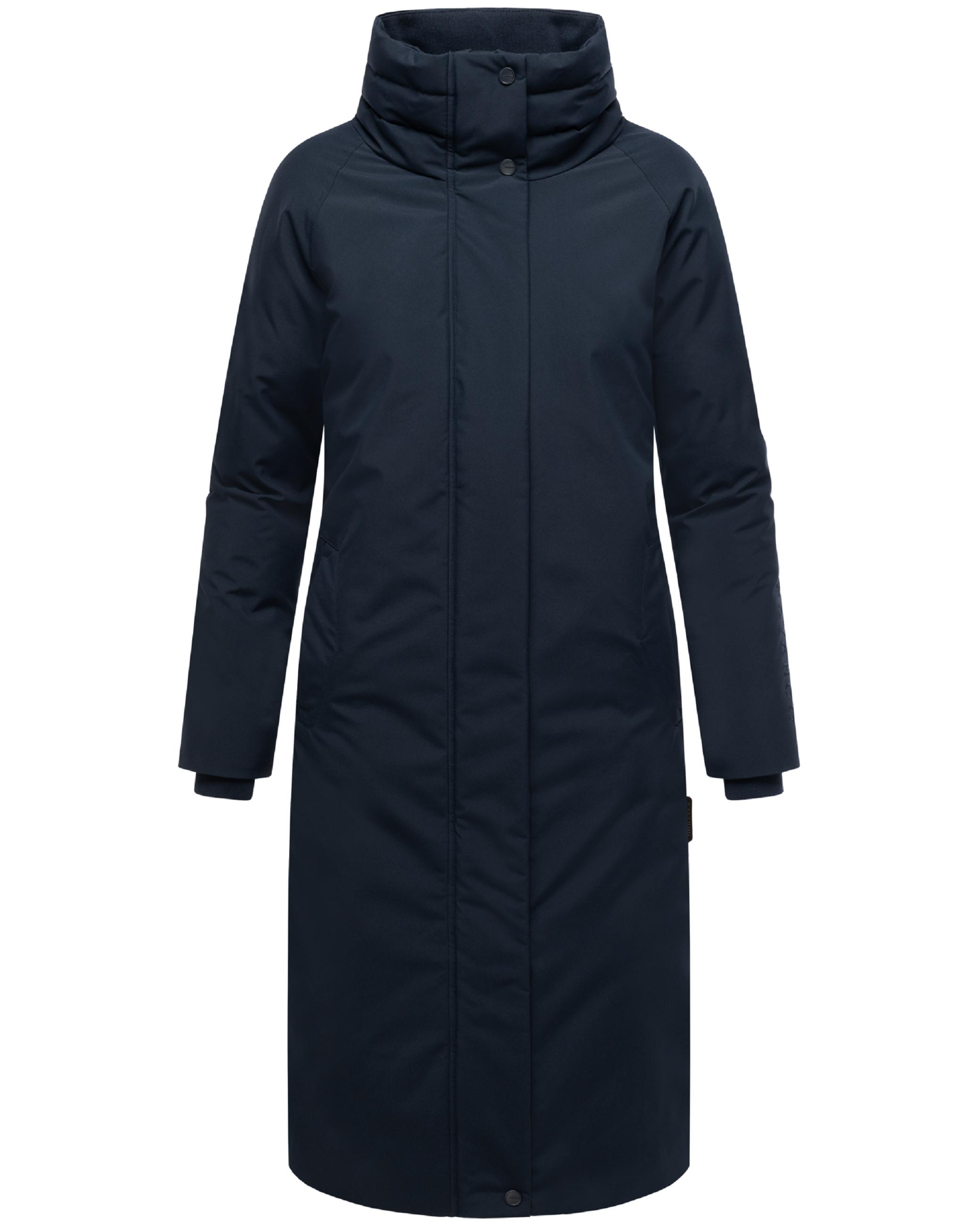 Wintermantel "Traumblüte 14" Navy
