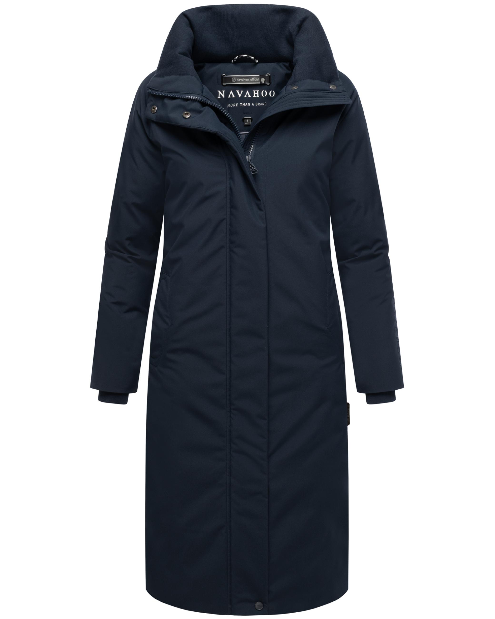 Wintermantel "Traumblüte 14" Navy