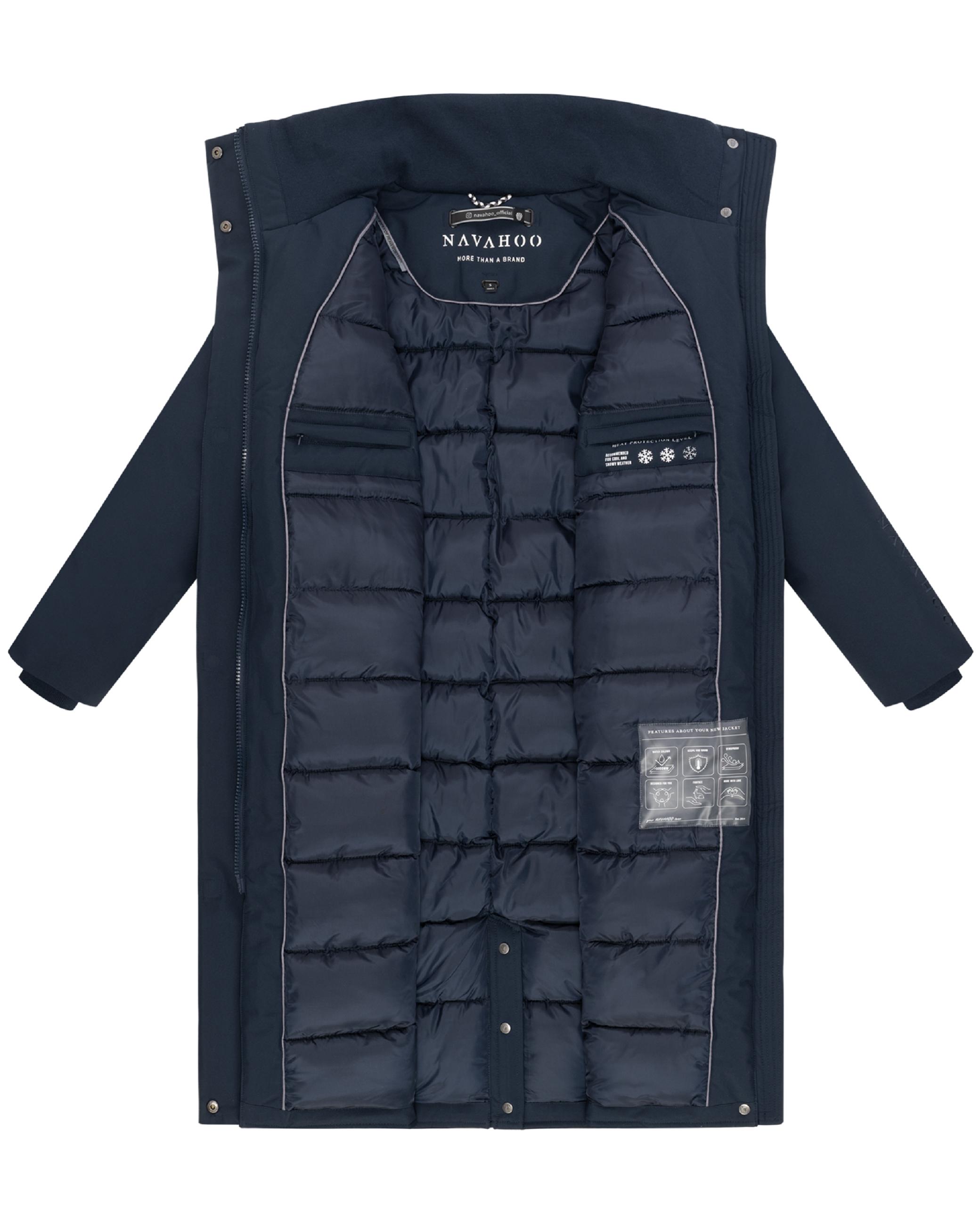 Wintermantel "Traumblüte 14" Navy