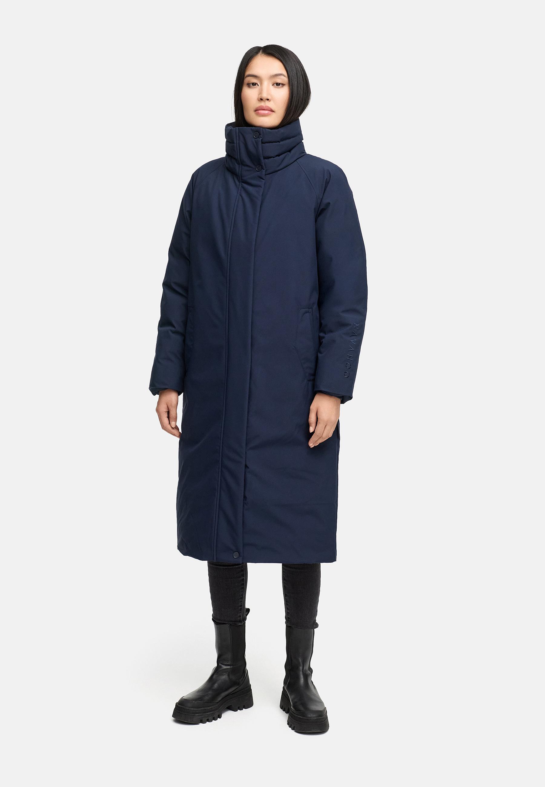 Wintermantel "Traumblüte 14" Navy