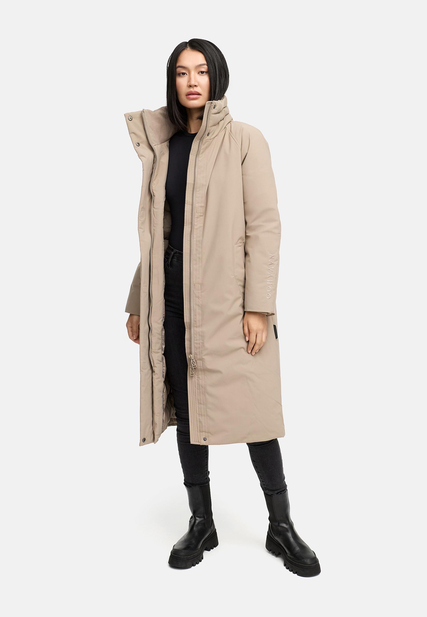 Wintermantel "Traumblüte 14" Taupe Grey