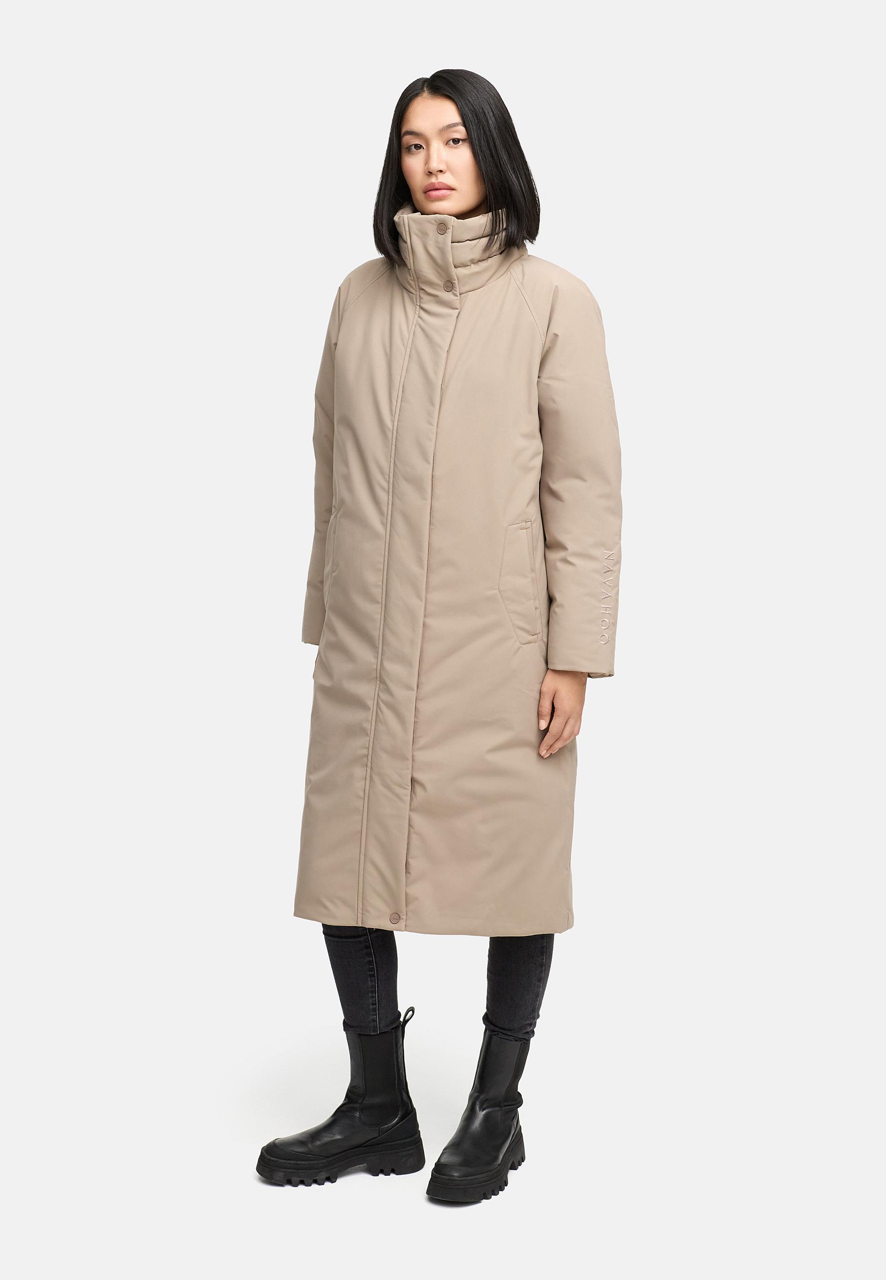 Wintermantel "Traumblüte 14" Taupe Grey