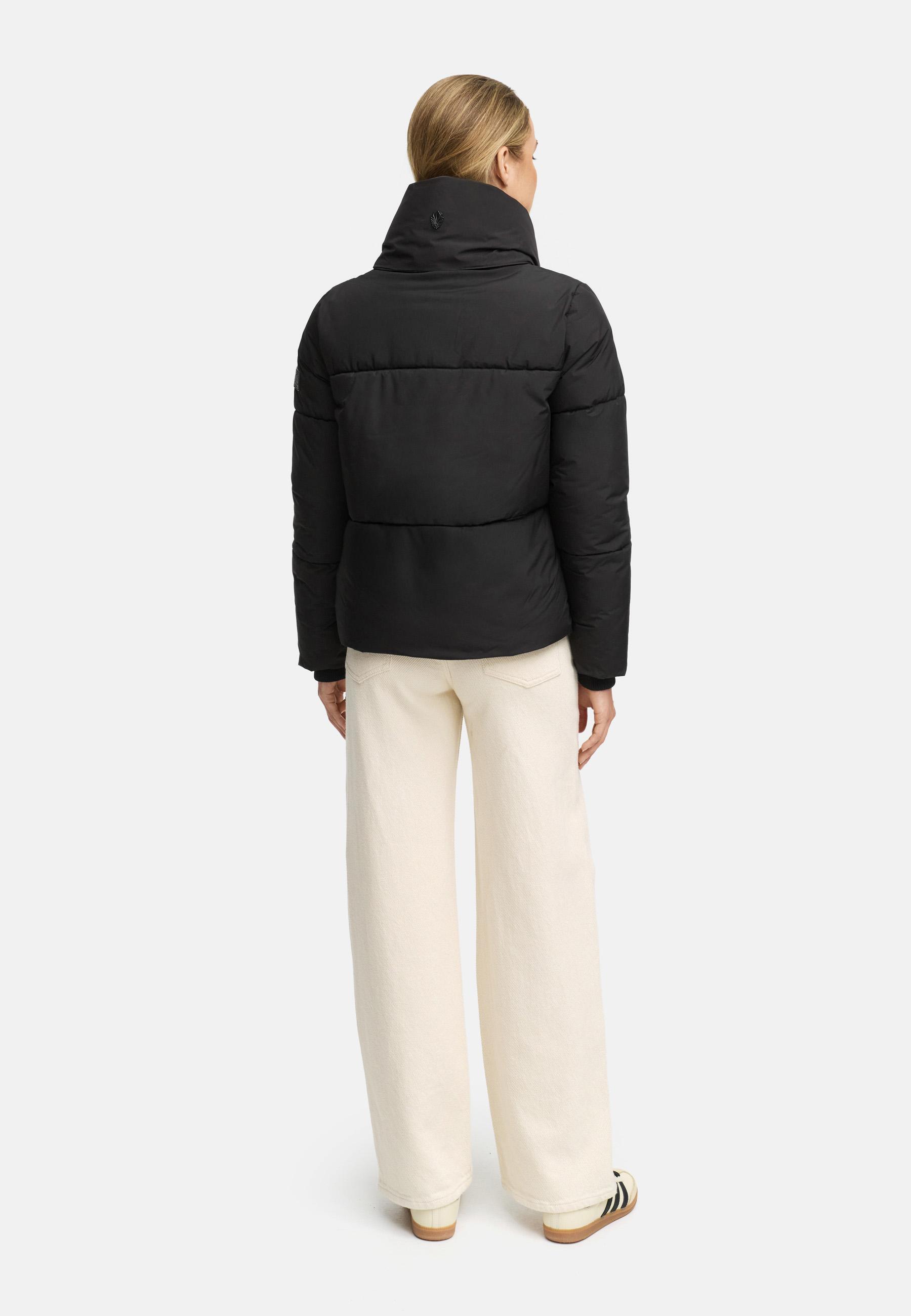 Winter Steppjacke mit hohem Kragen "Traumelfe 14" Black