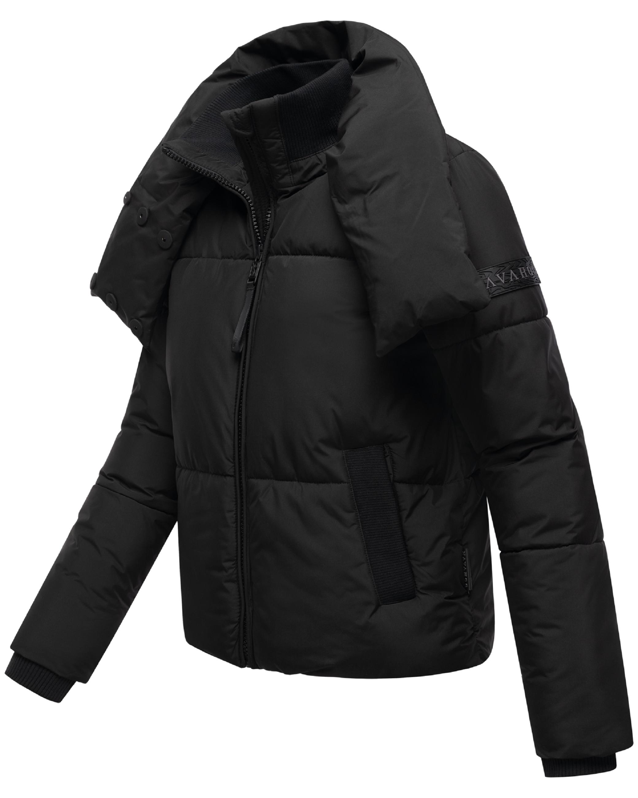 Winter Steppjacke mit hohem Kragen "Traumelfe 14" Black