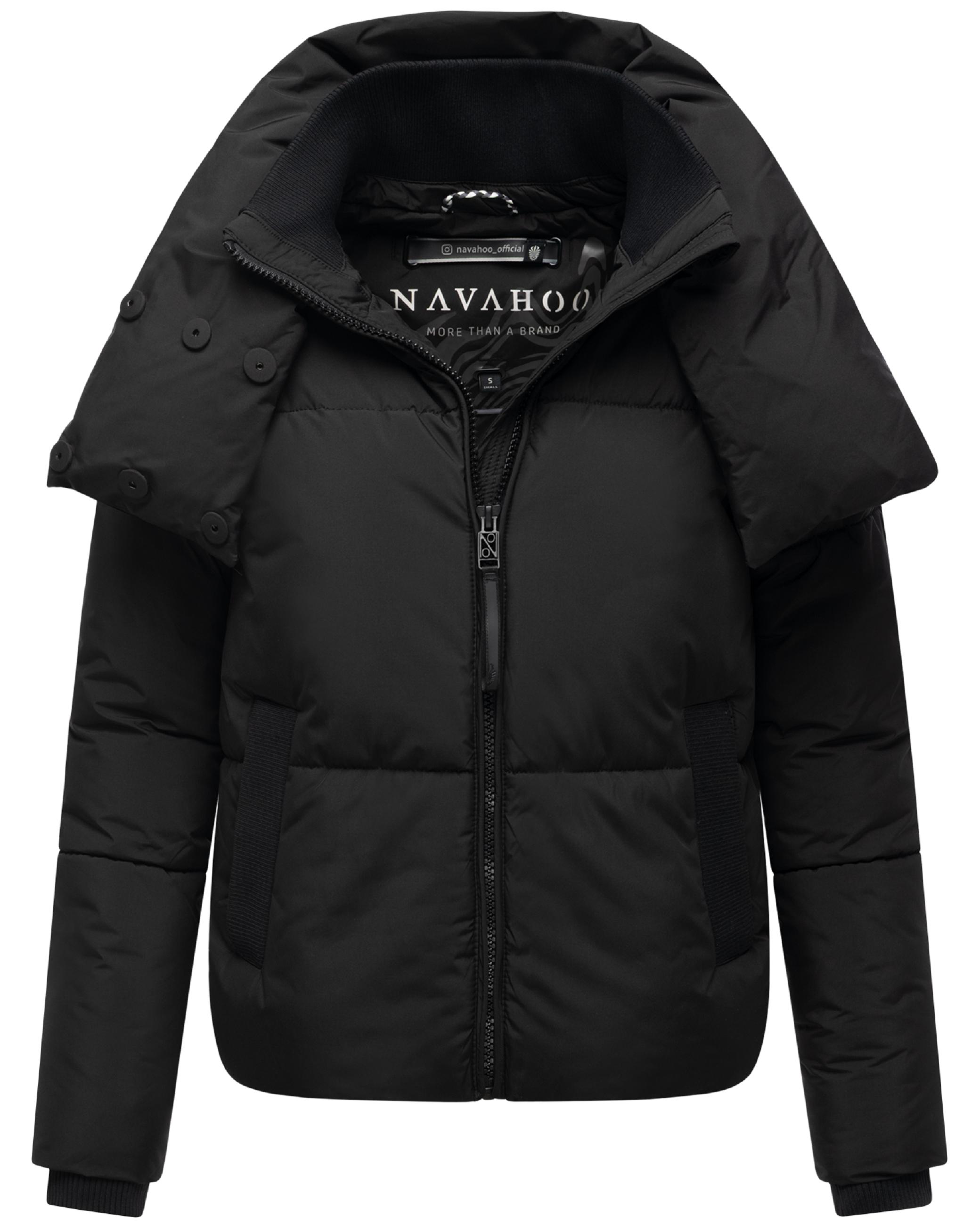 Winter Steppjacke mit hohem Kragen "Traumelfe 14" Black