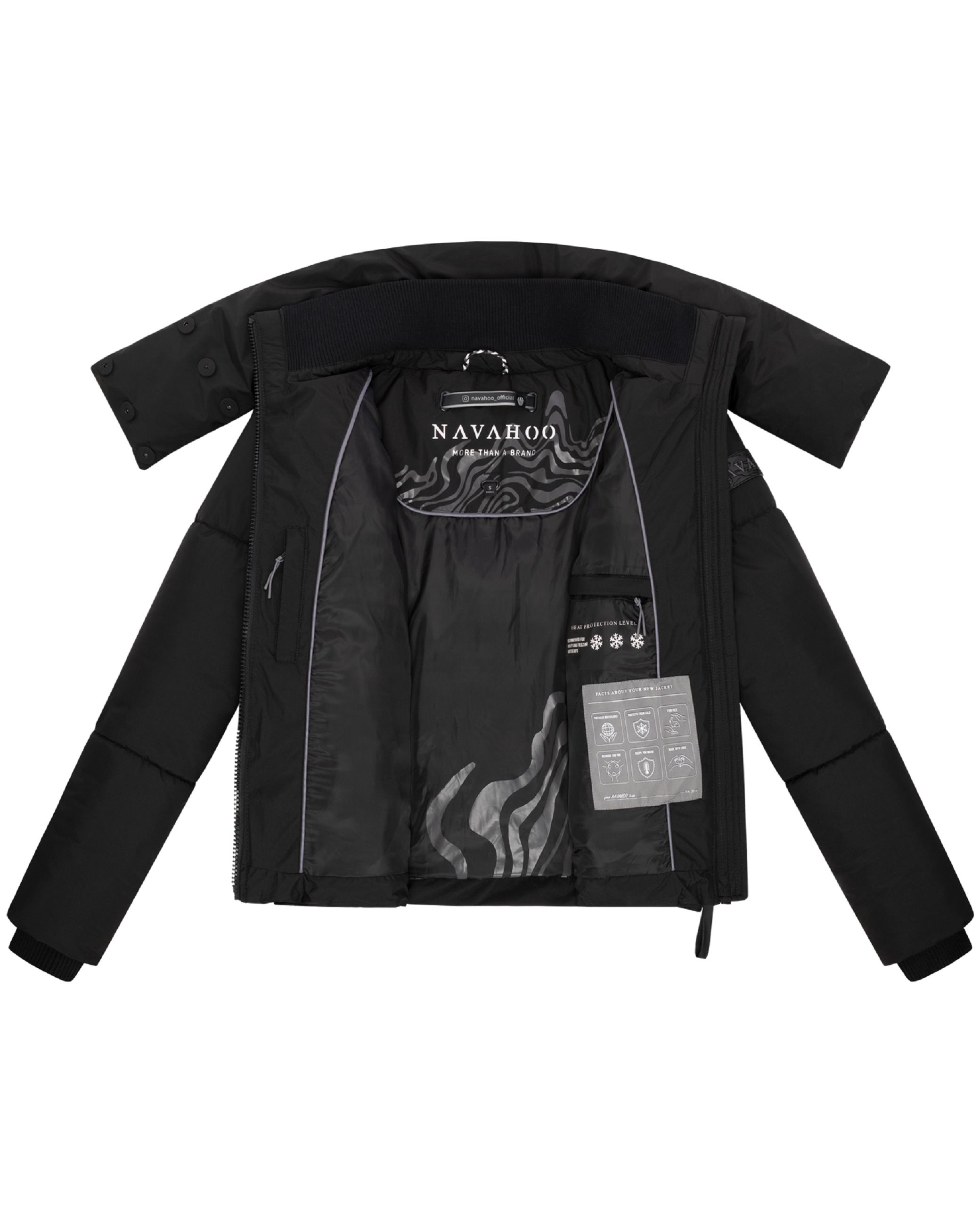 Winter Steppjacke mit hohem Kragen "Traumelfe 14" Black