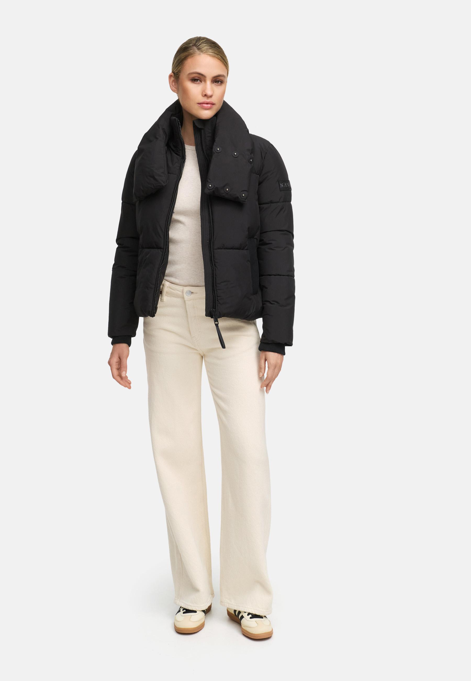 Winter Steppjacke mit hohem Kragen "Traumelfe 14" Black