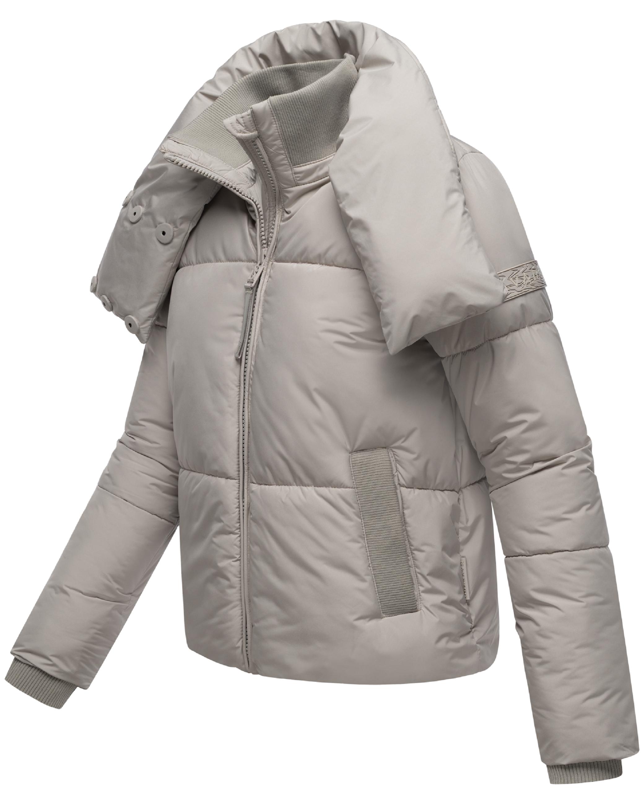 Winter Steppjacke mit hohem Kragen "Traumelfe 14" Bone