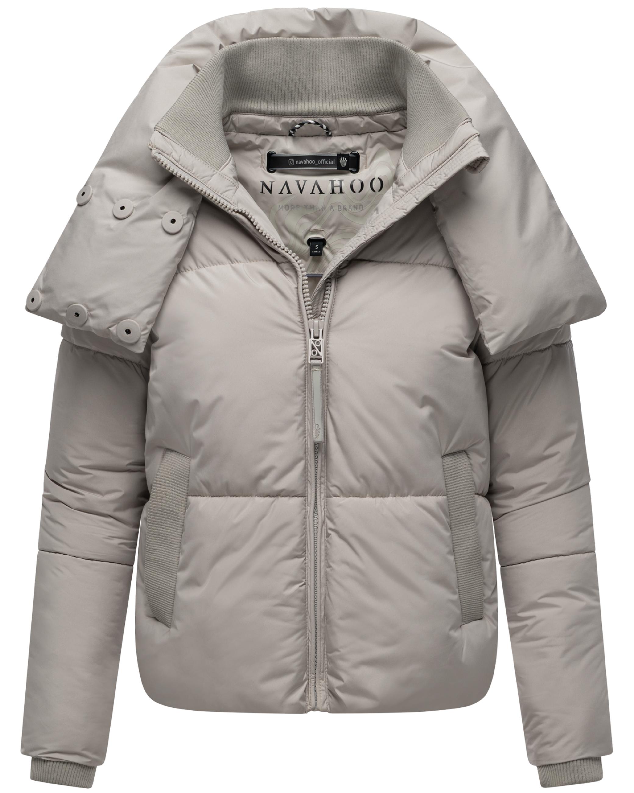 Winter Steppjacke mit hohem Kragen "Traumelfe 14" Bone