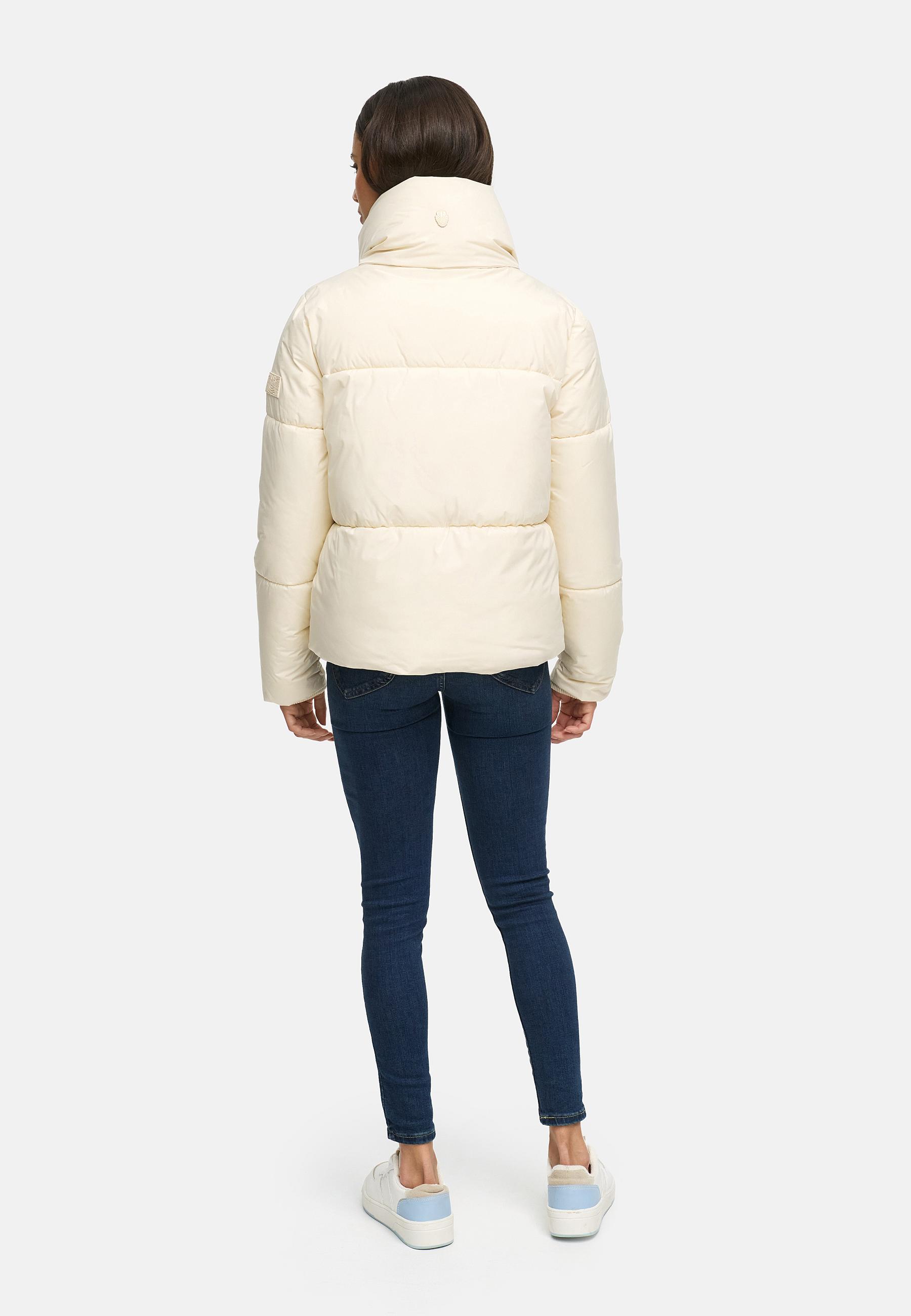 Winter Steppjacke mit hohem Kragen "Traumelfe 14" Cream
