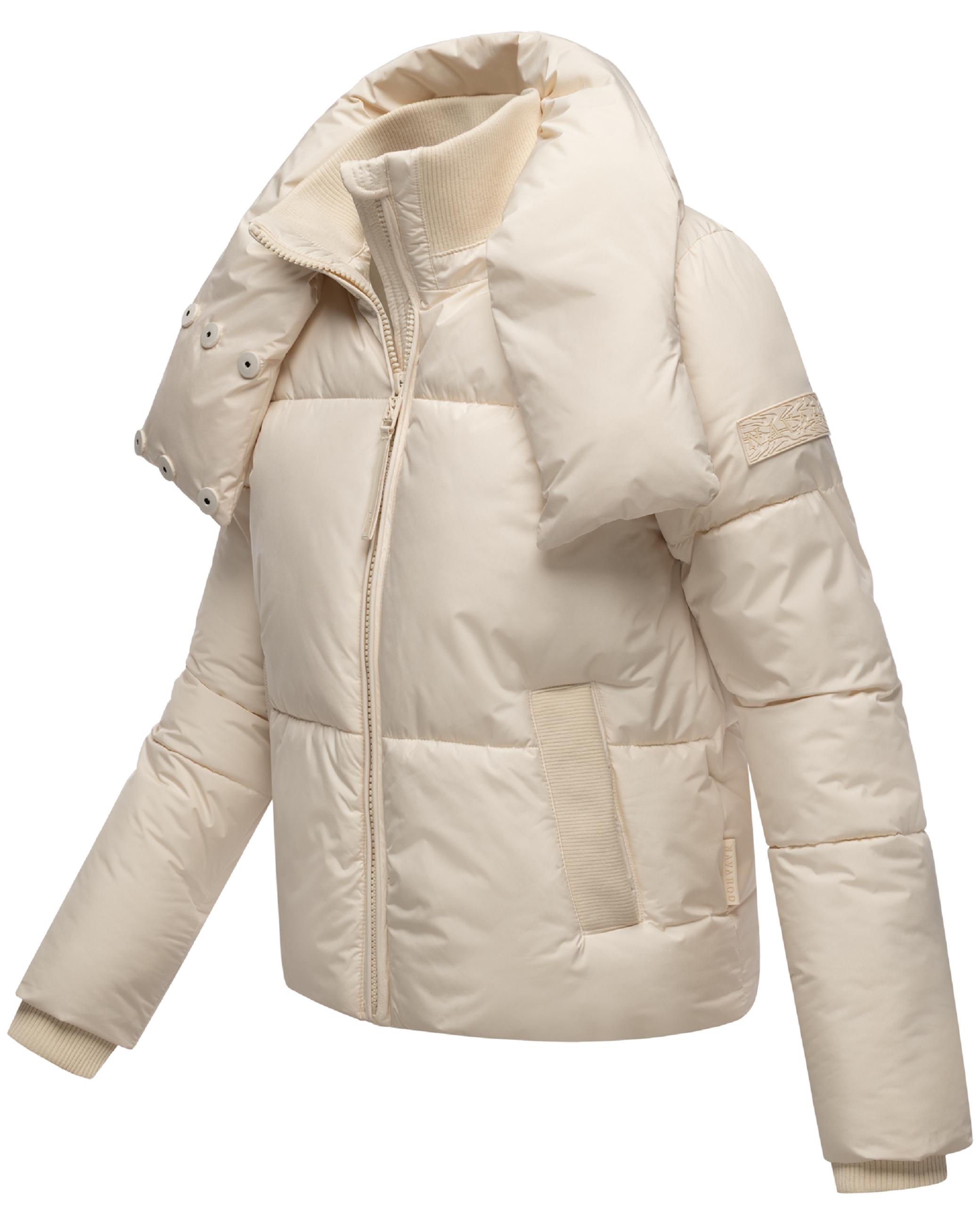 Winter Steppjacke mit hohem Kragen "Traumelfe 14" Cream