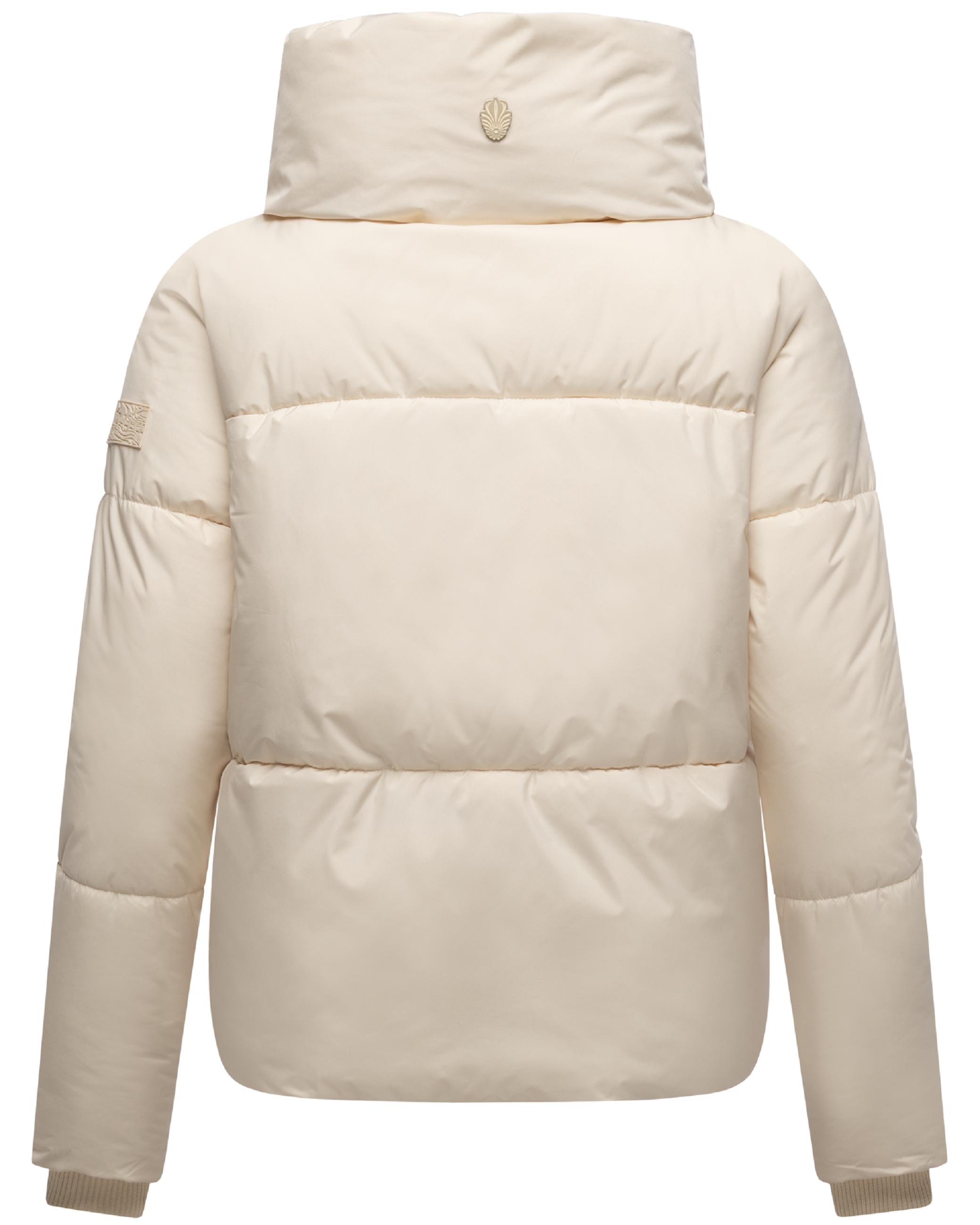 Winter Steppjacke mit hohem Kragen "Traumelfe 14" Cream