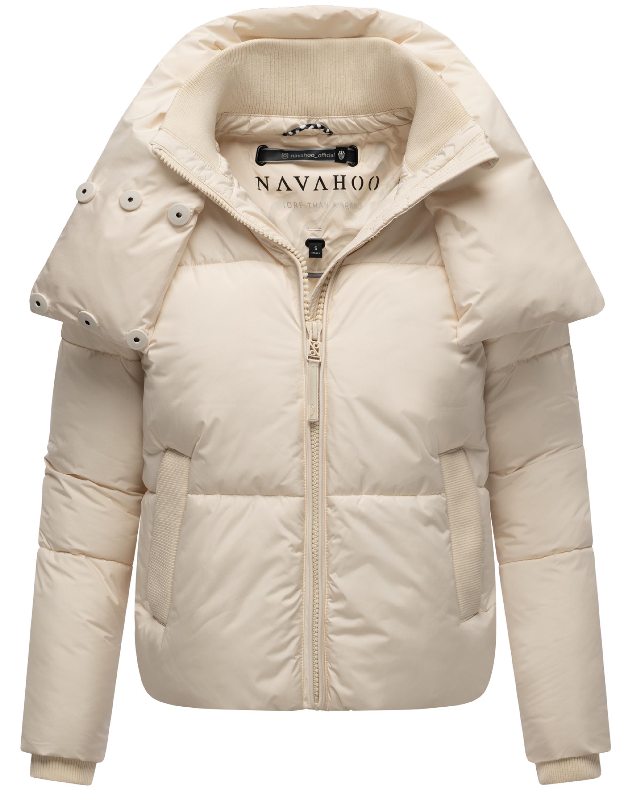 Winter Steppjacke mit hohem Kragen "Traumelfe 14" Cream