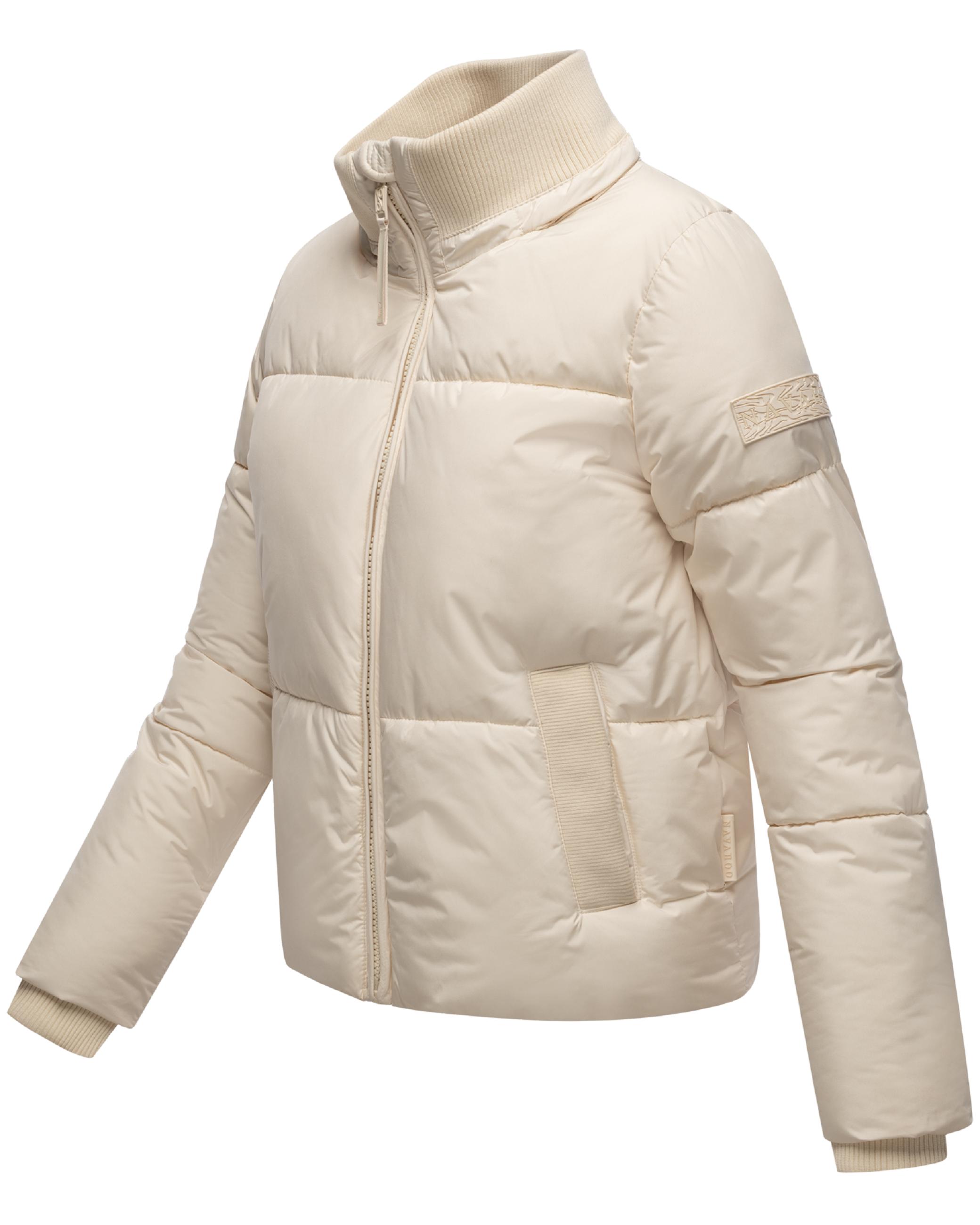 Winter Steppjacke mit hohem Kragen "Traumelfe 14" Cream