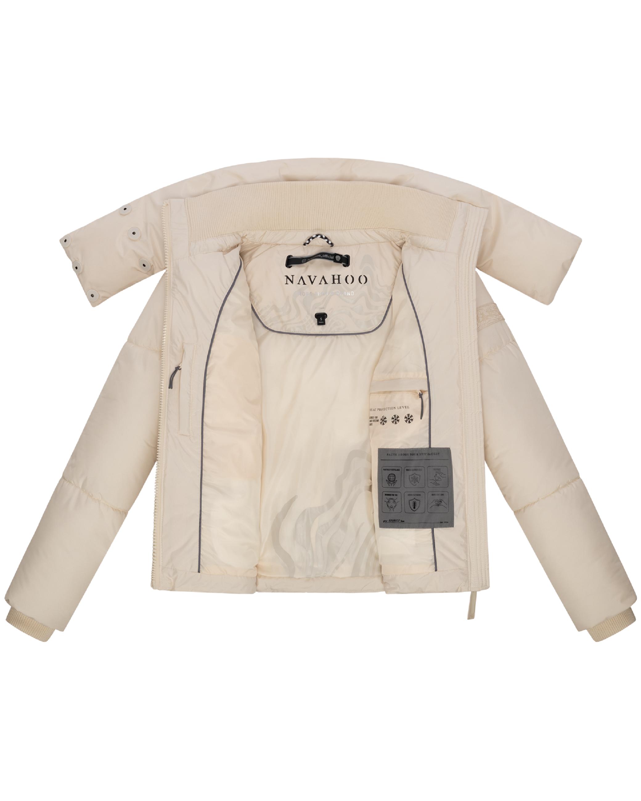 Winter Steppjacke mit hohem Kragen "Traumelfe 14" Cream