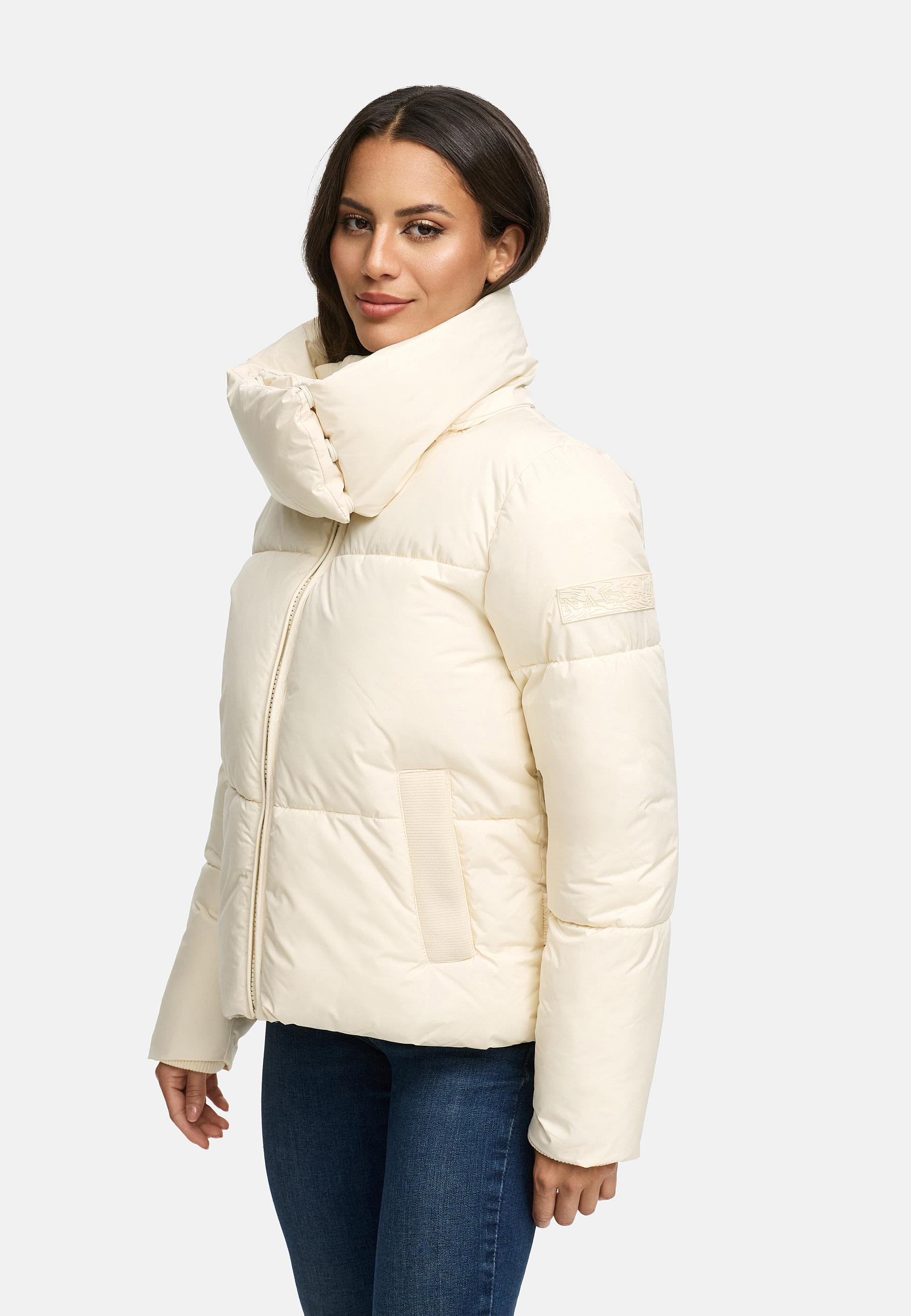 Winter Steppjacke mit hohem Kragen "Traumelfe 14" Cream