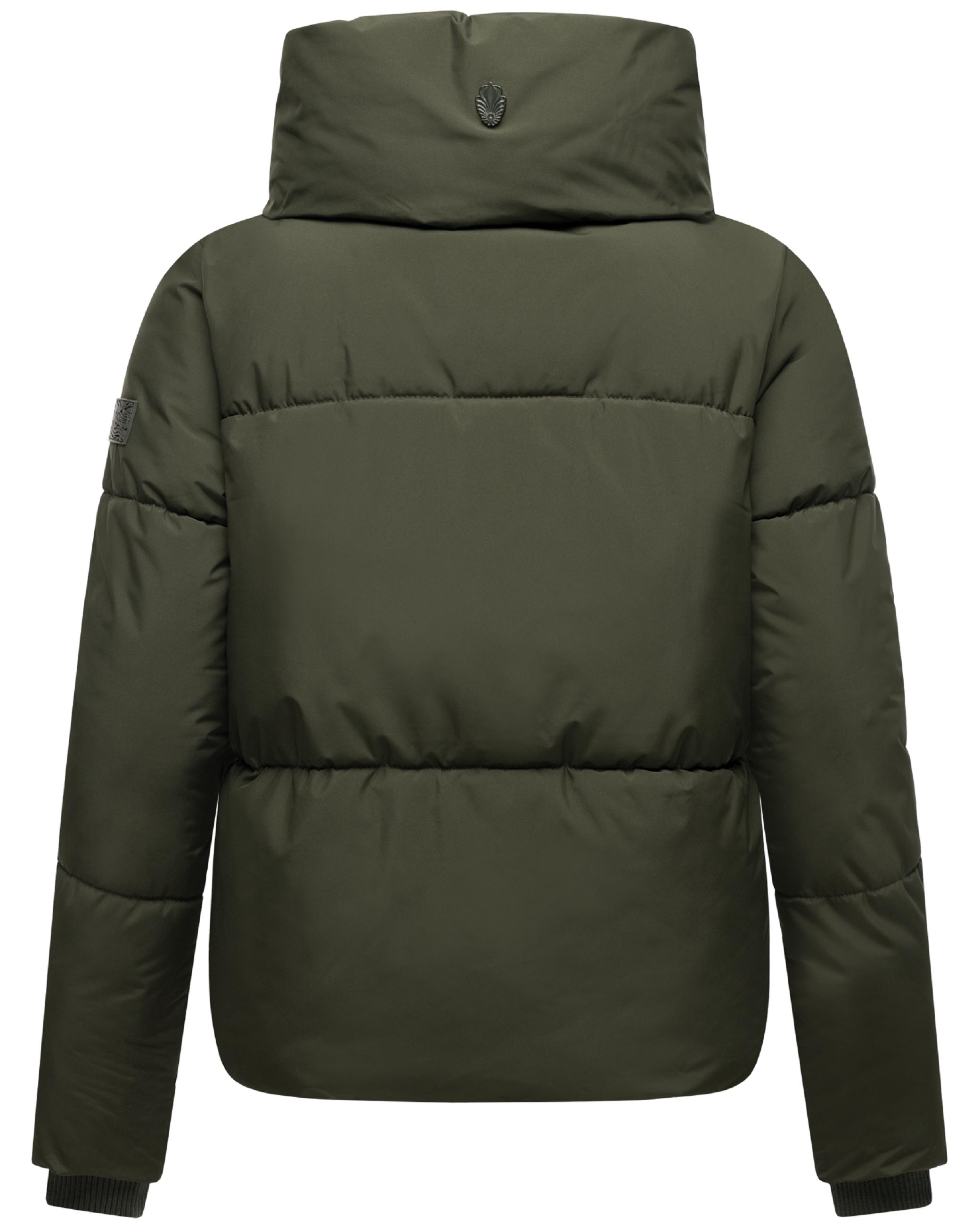 Winter Steppjacke mit hohem Kragen "Traumelfe 14" Dark Olive