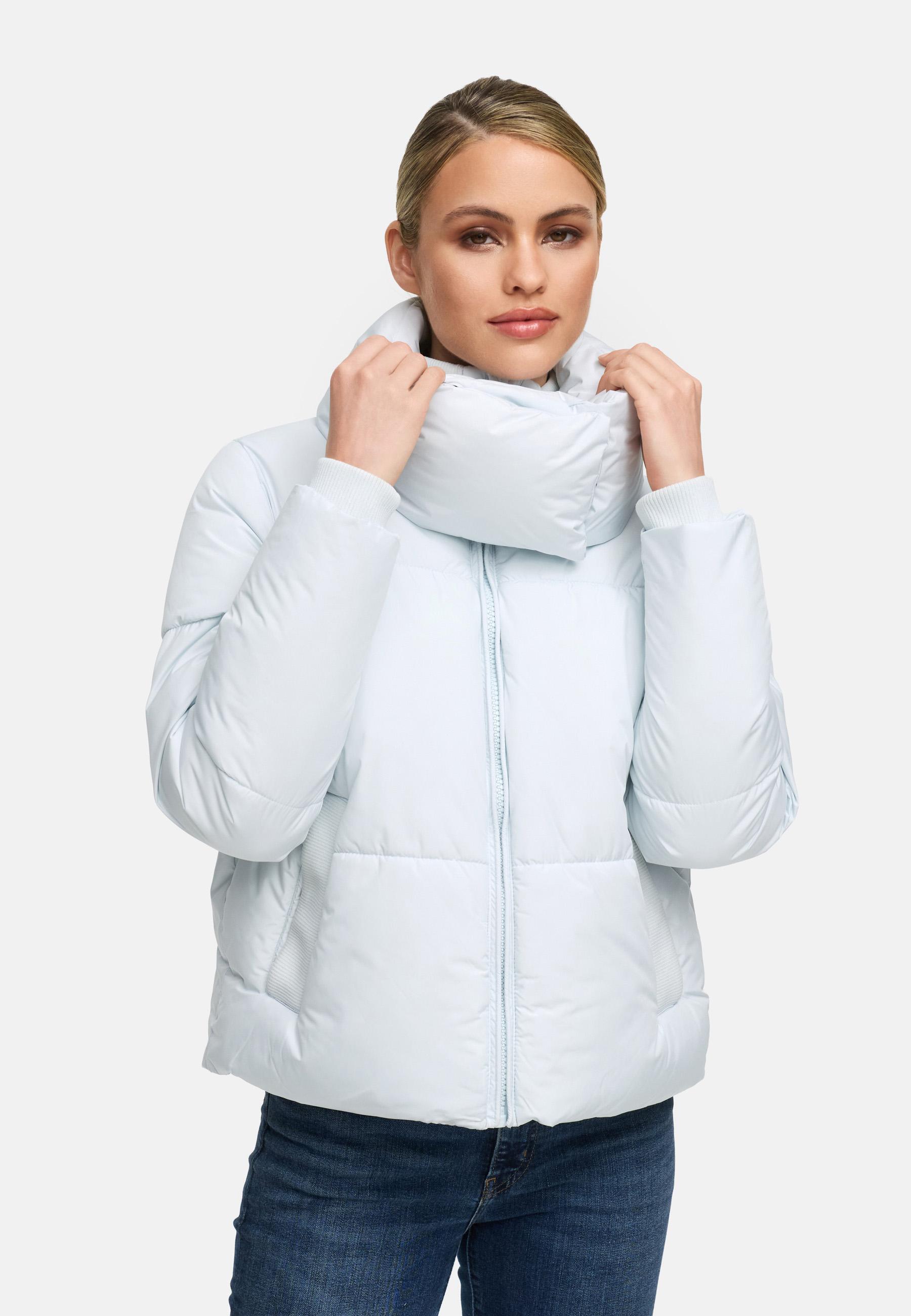 Winter Steppjacke mit hohem Kragen "Traumelfe 14" Ice Blue