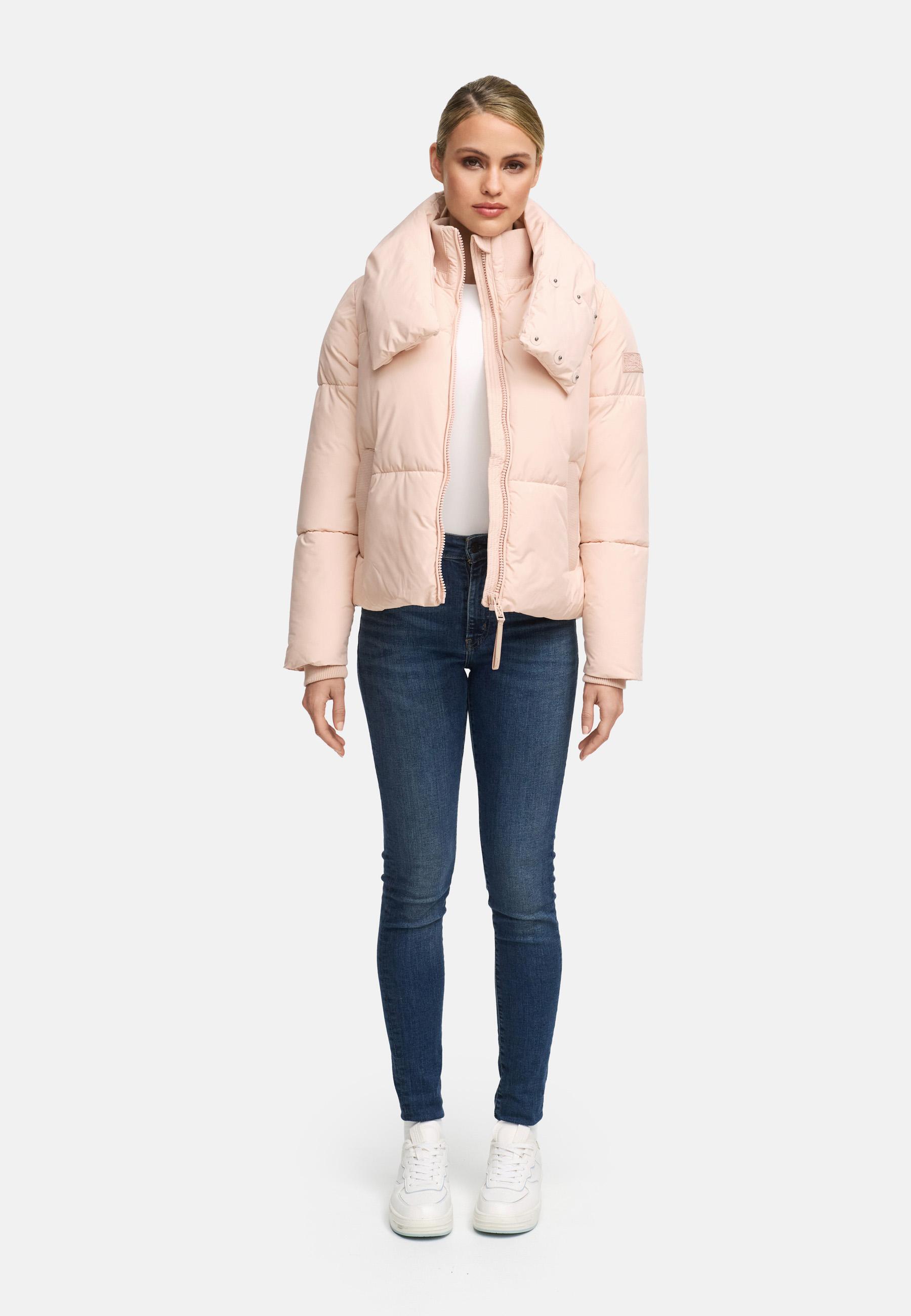 Winter Steppjacke mit hohem Kragen "Traumelfe 14" Light Peach