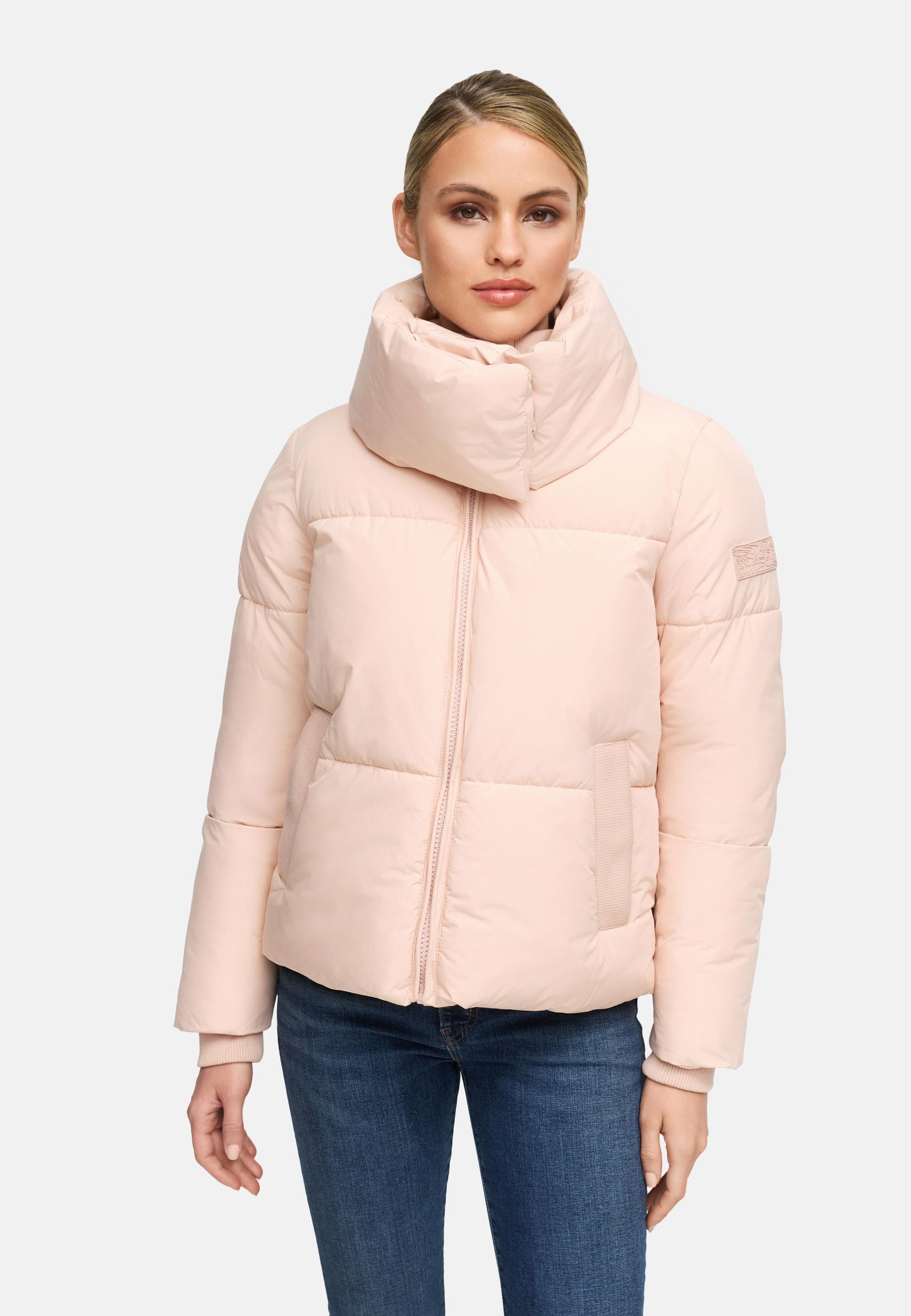 Winter Steppjacke mit hohem Kragen "Traumelfe 14" Light Peach