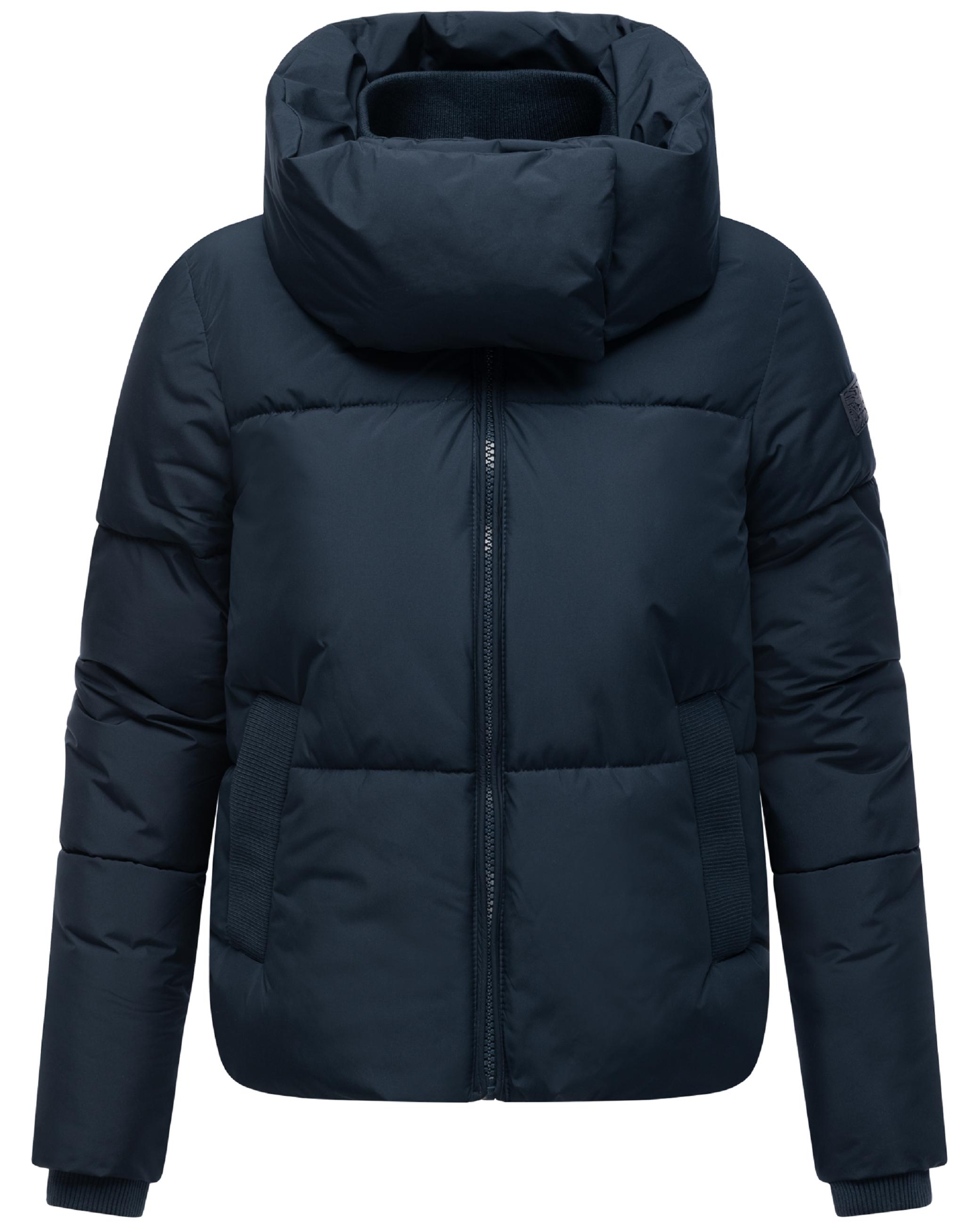 Winter Steppjacke mit hohem Kragen "Traumelfe 14" Navy