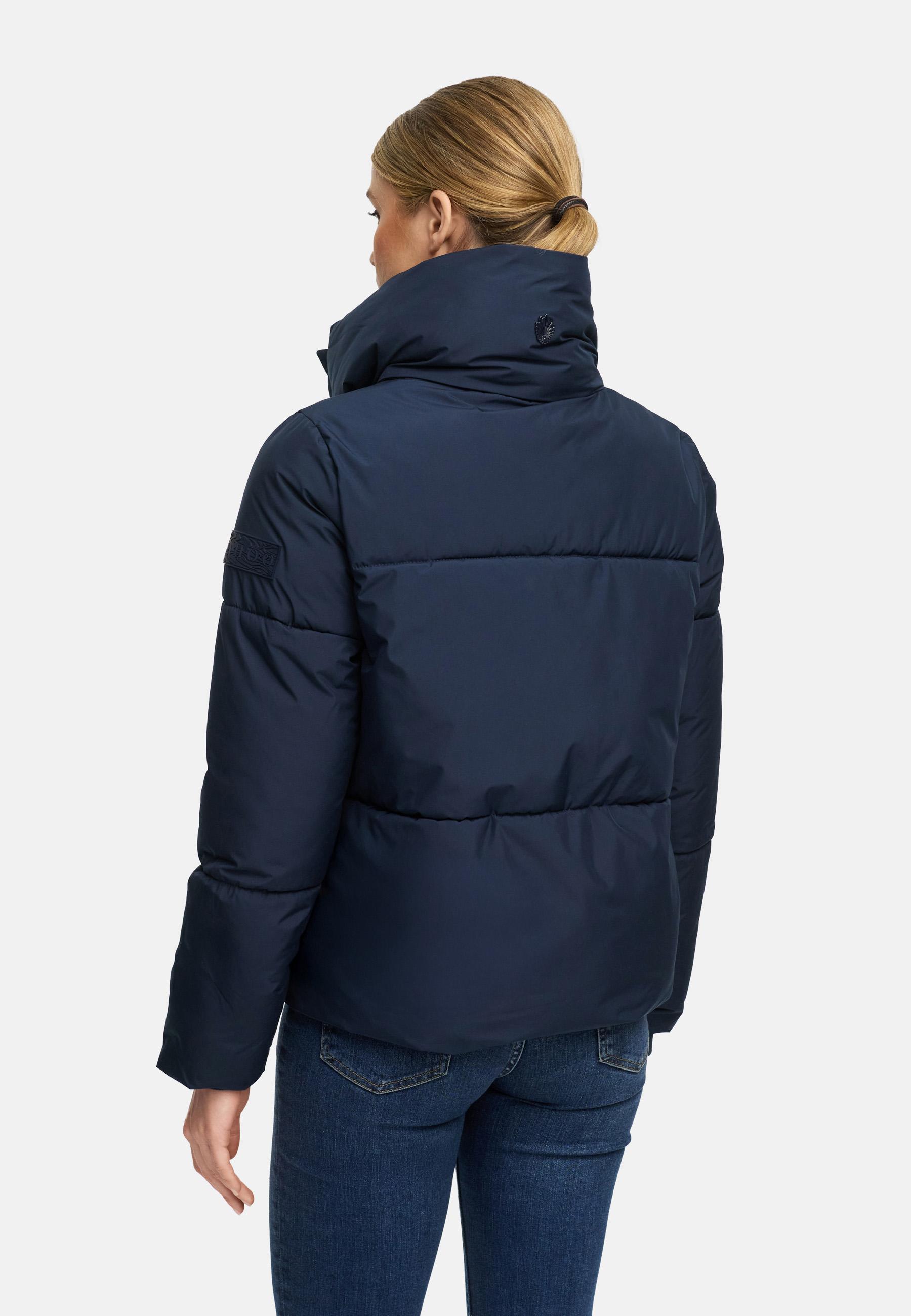 Winter Steppjacke mit hohem Kragen "Traumelfe 14" Navy