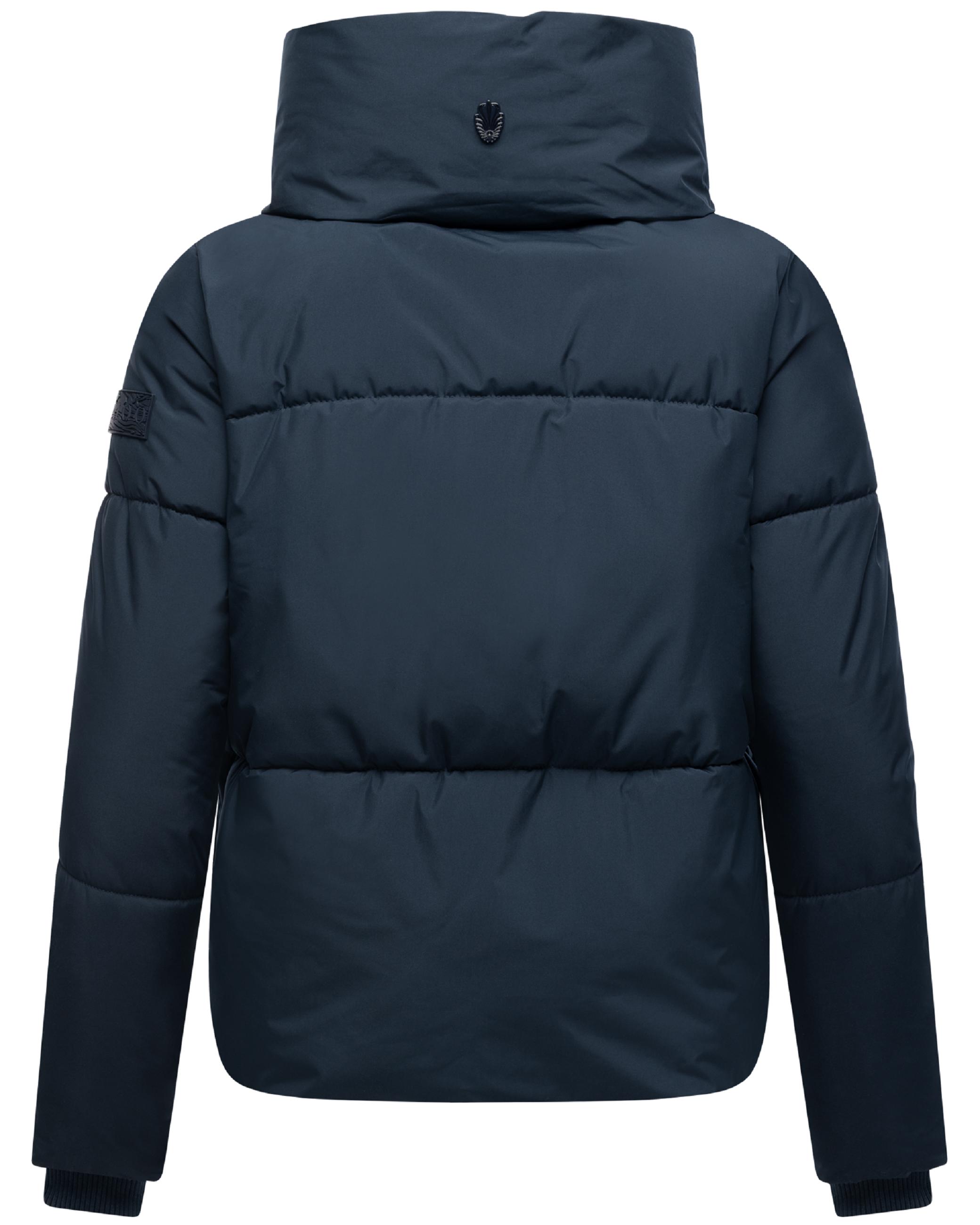 Winter Steppjacke mit hohem Kragen "Traumelfe 14" Navy